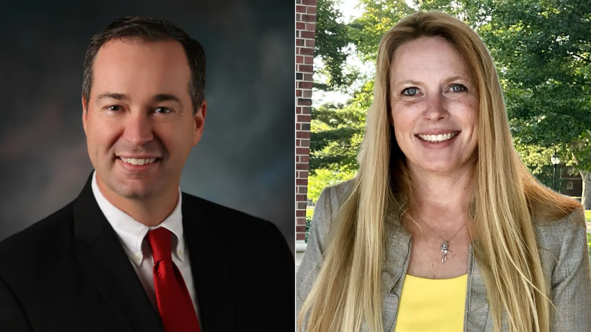 Mark holm left and jill altringer right