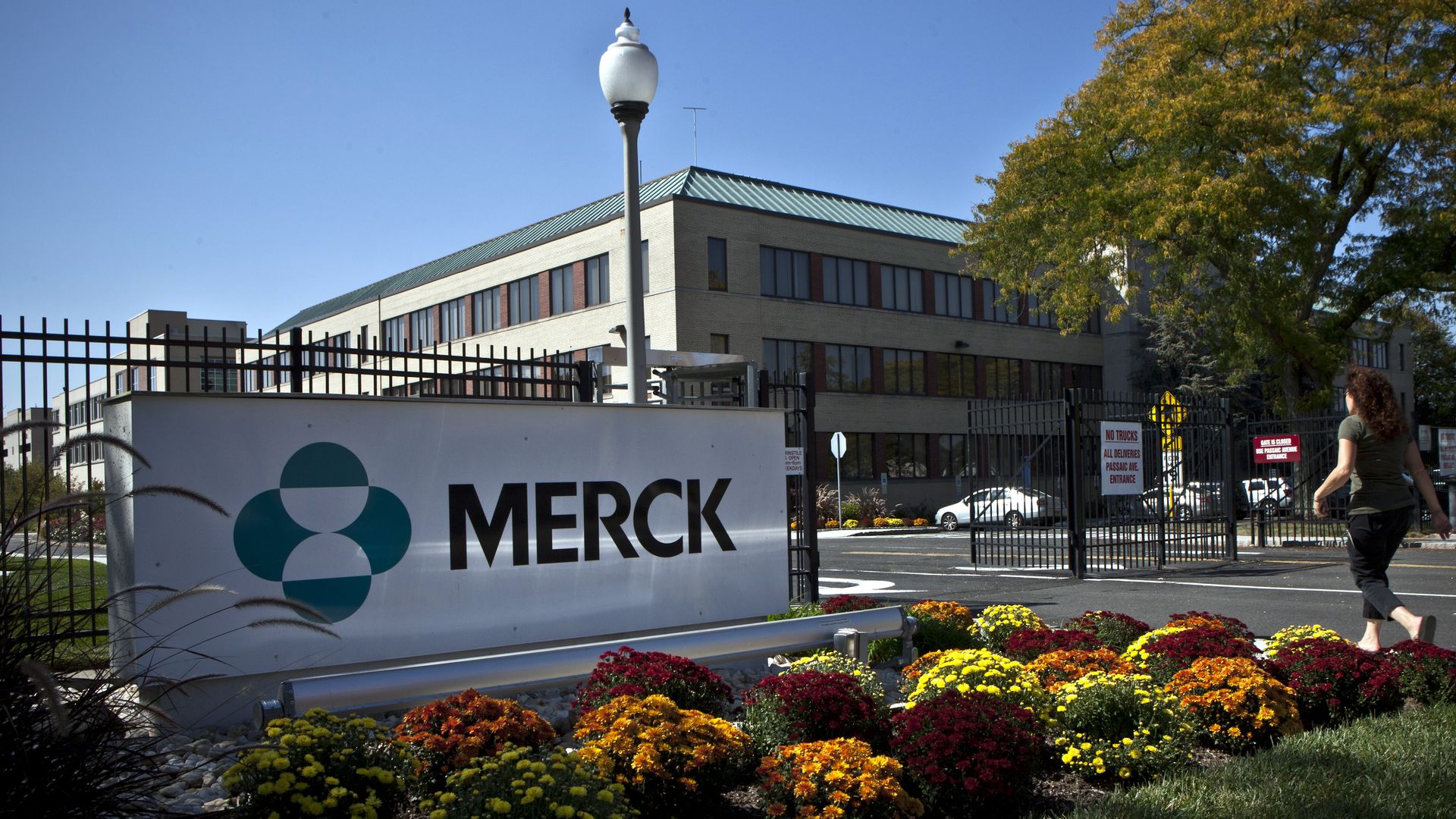 Merck headquarters building in New Jersey.
