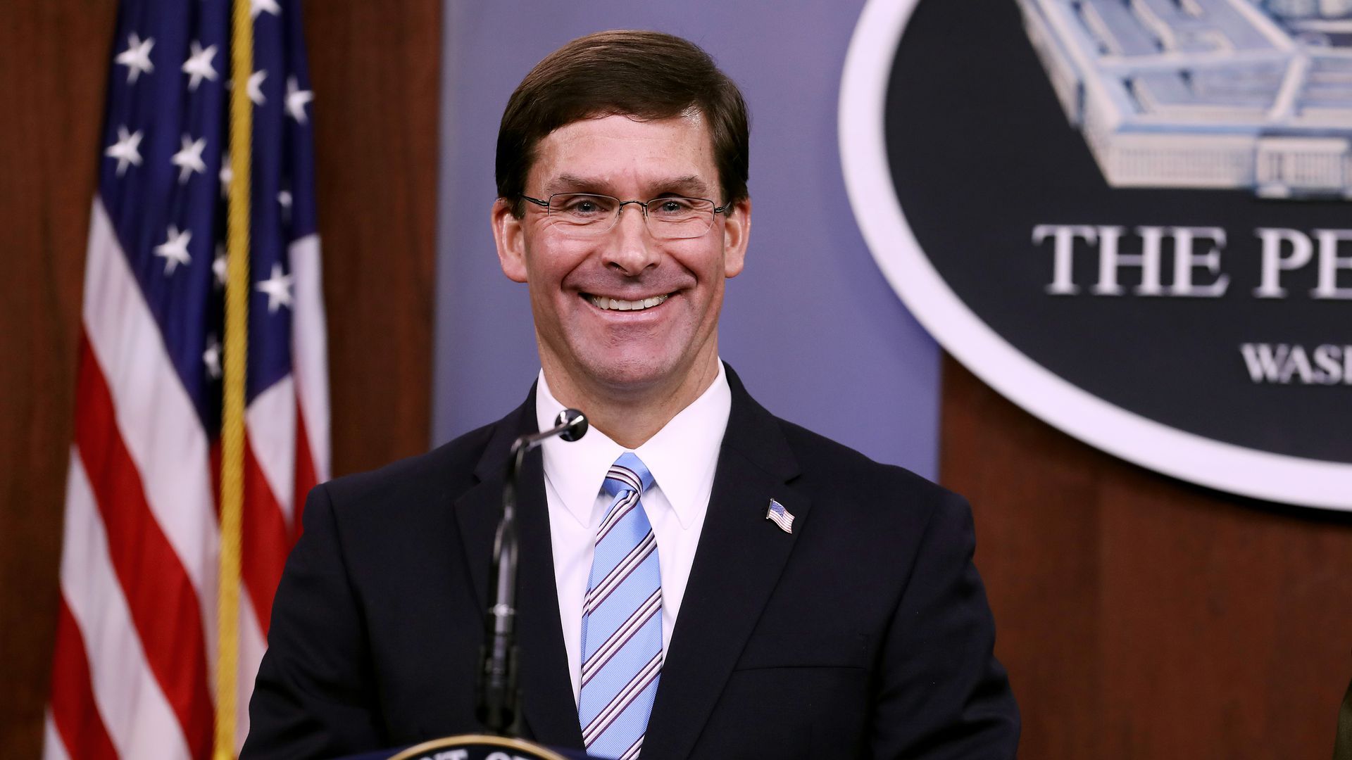 Secretary of Defense Mark Esper.