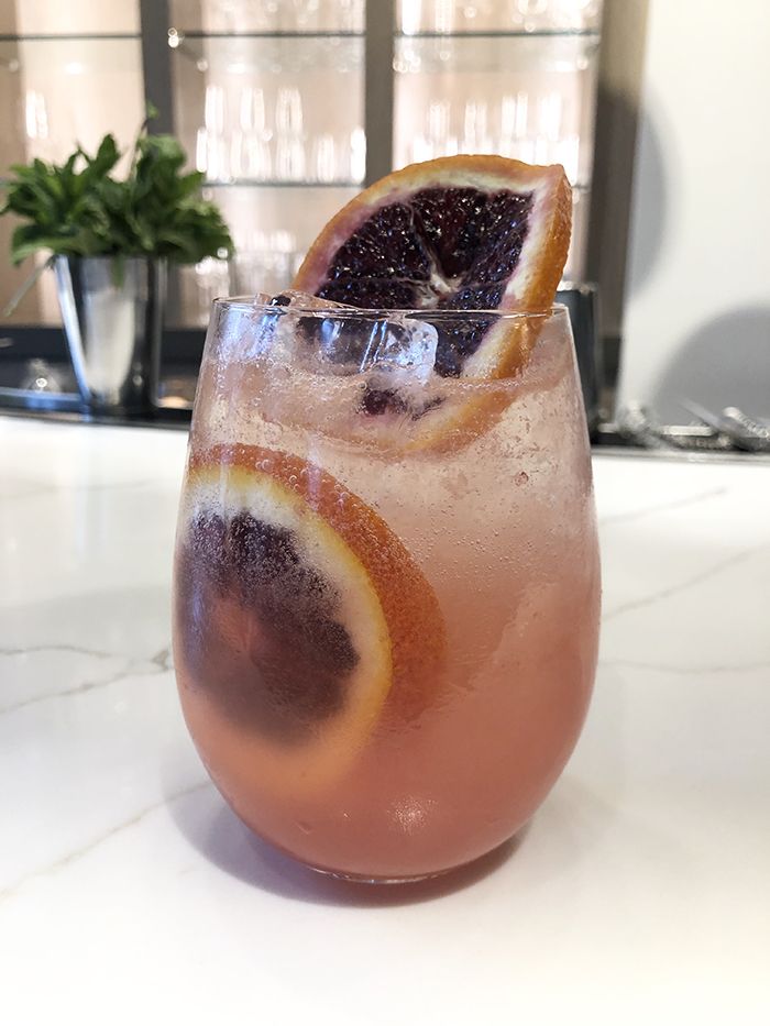 peppervine grapefruit mocktail