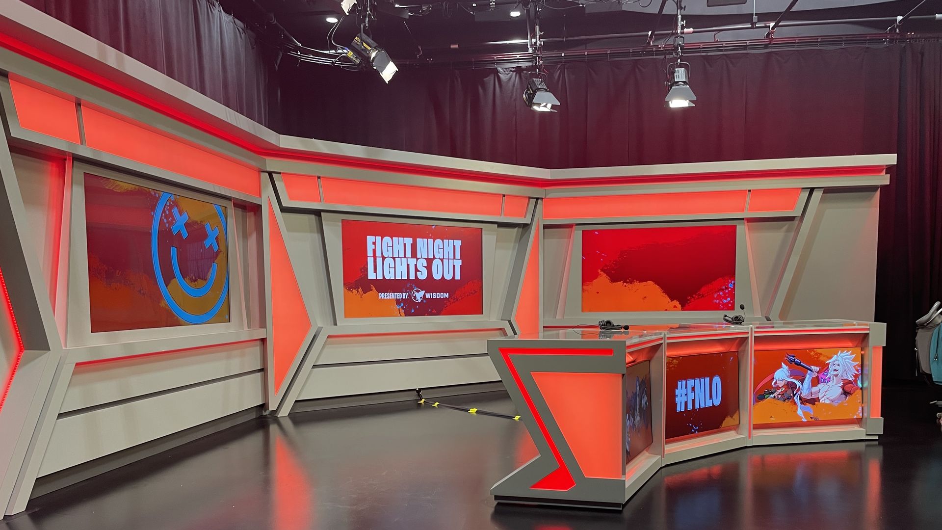 the broadcast studio at wisdom gamings studio