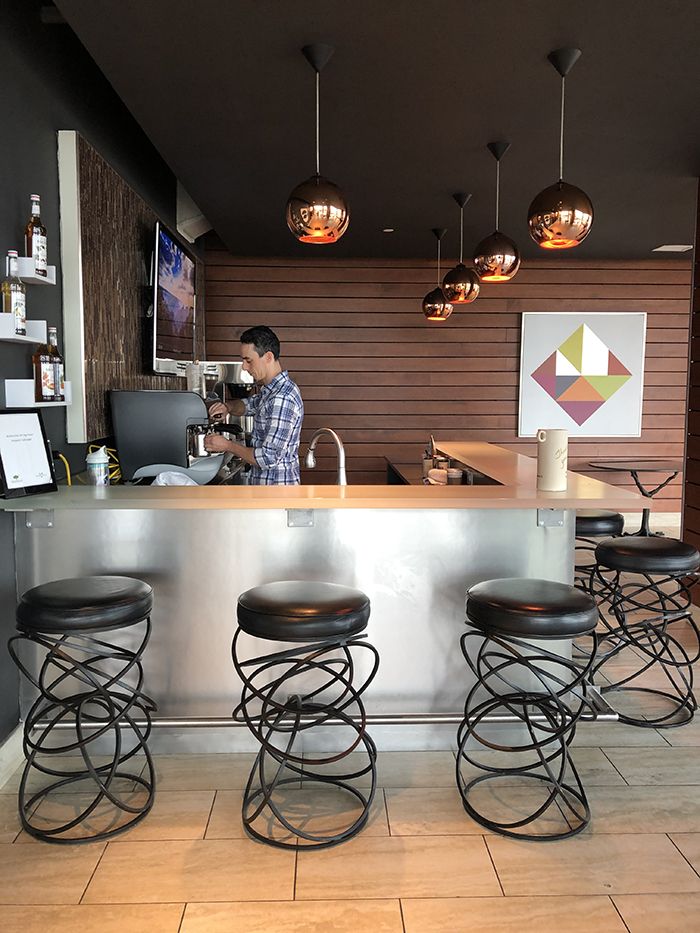 The VUE in Uptown cafe