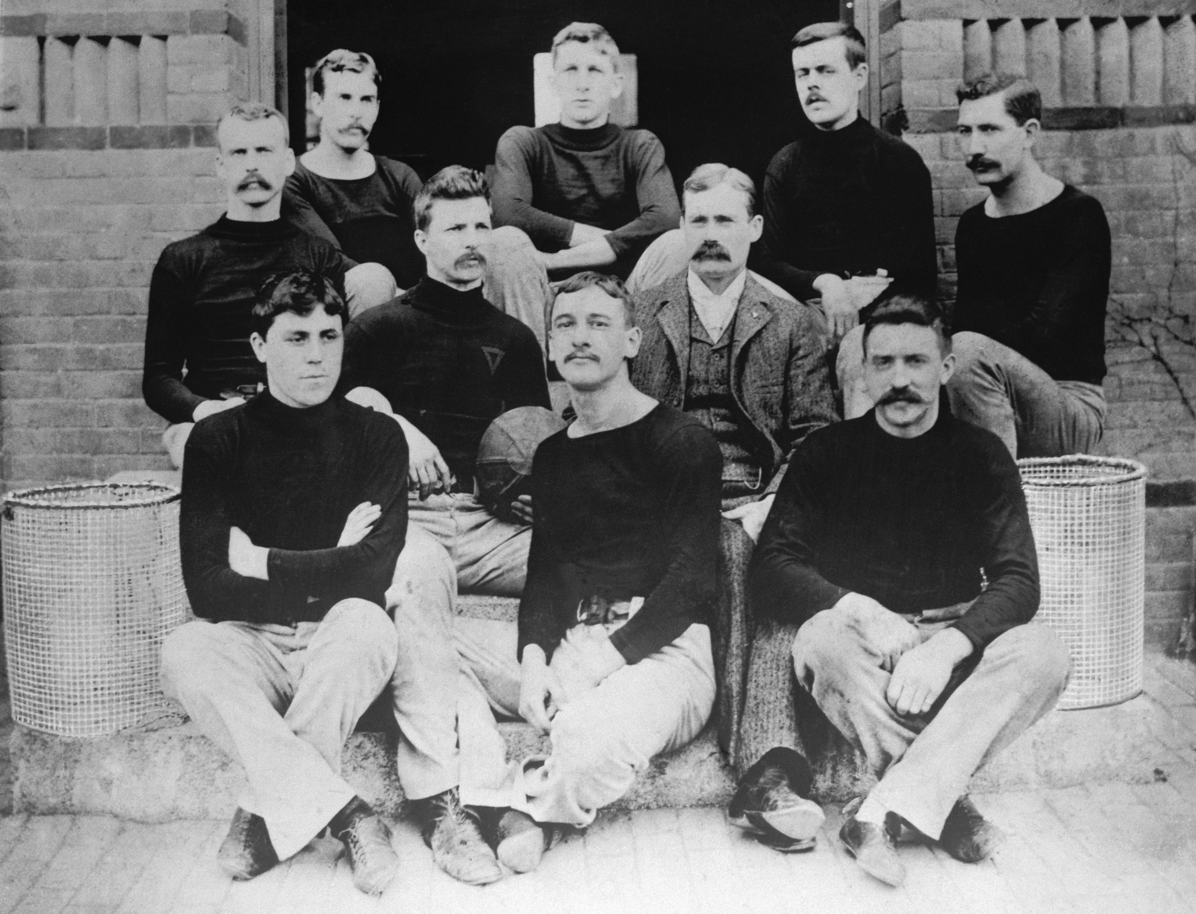 James Naismith and his basketball team