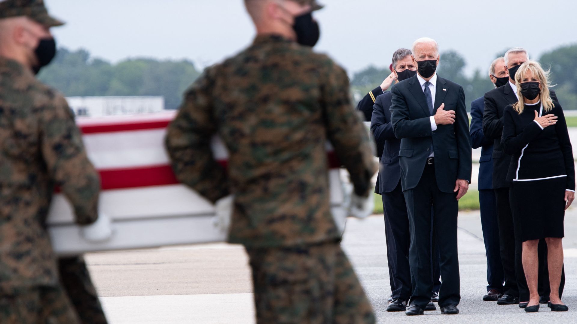 Biden at Dover AFB