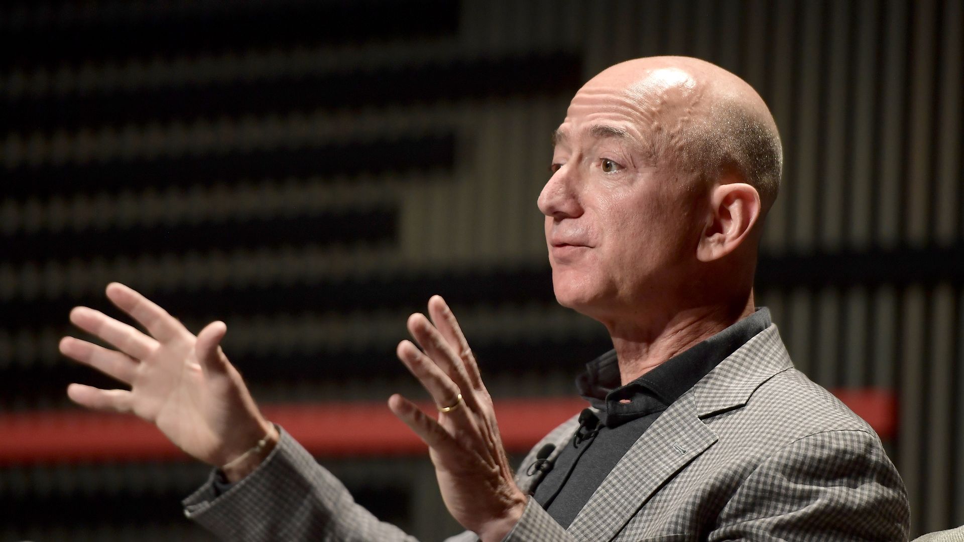 Photo of Jeff Bezos at Wired 25 event in SF. 