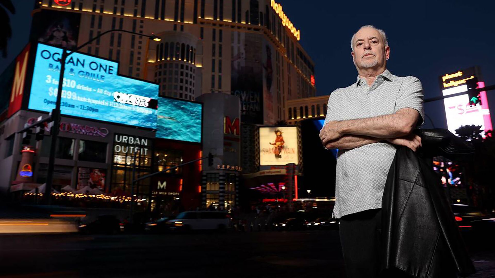 Journalist Jeff German is shown on the Las Vegas Strip on June 2, 2021.
