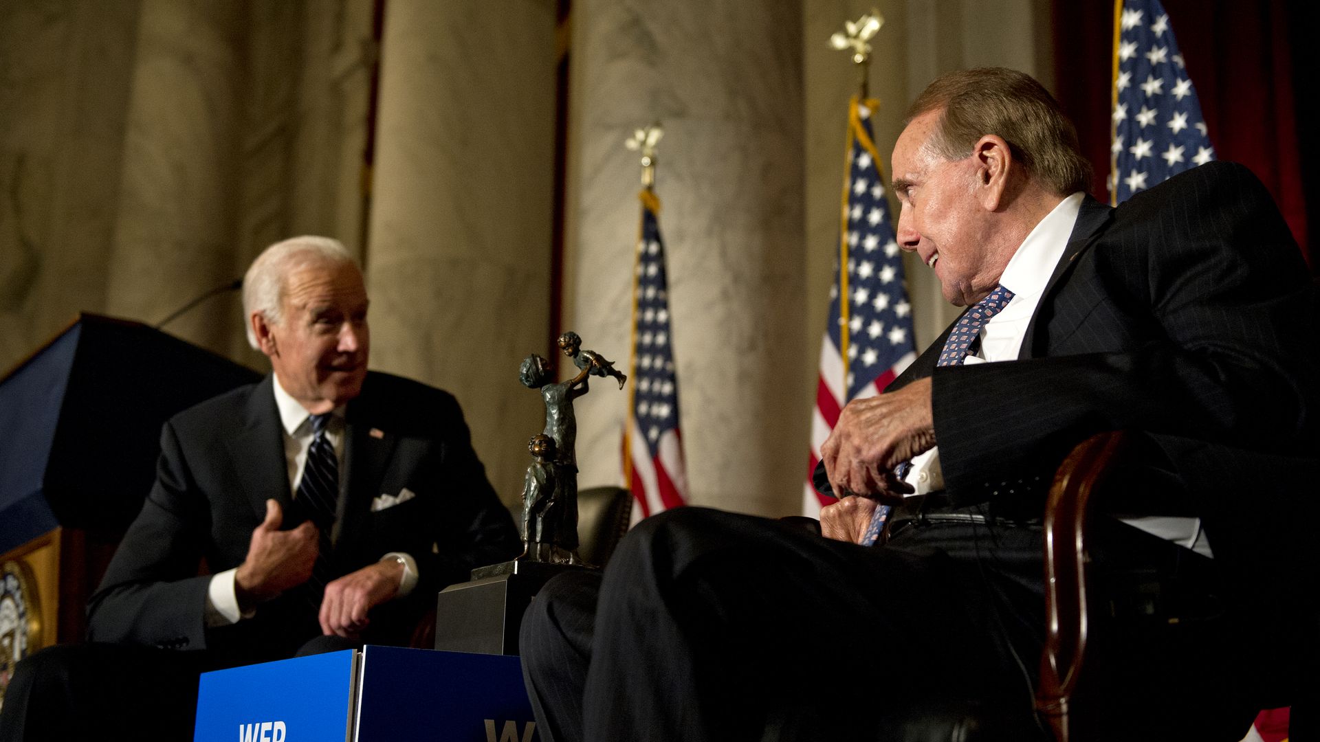 Joe Biden and Bob Dole
