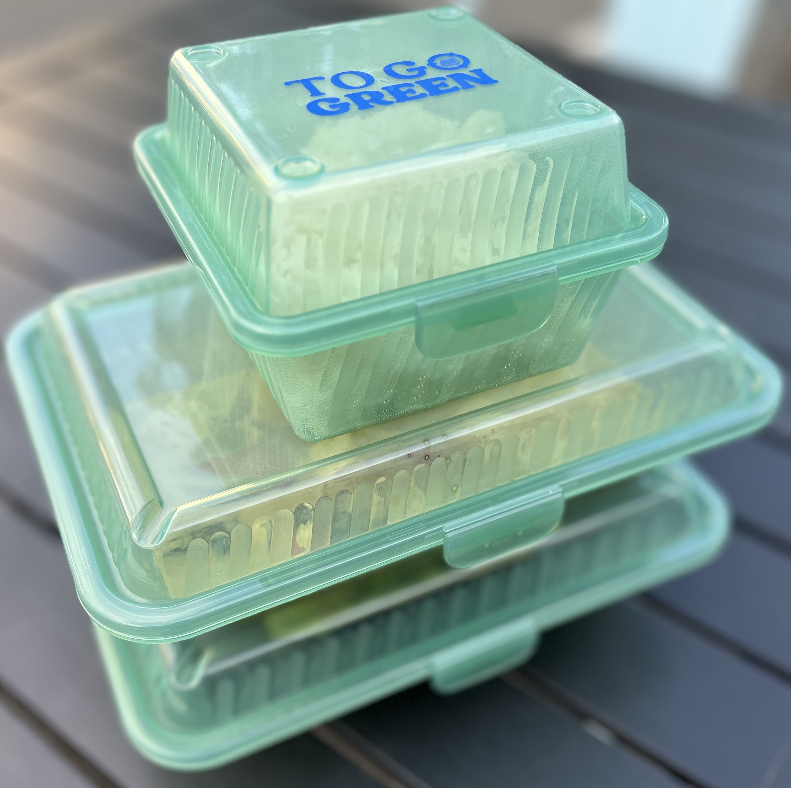 To Go Green reusable containers