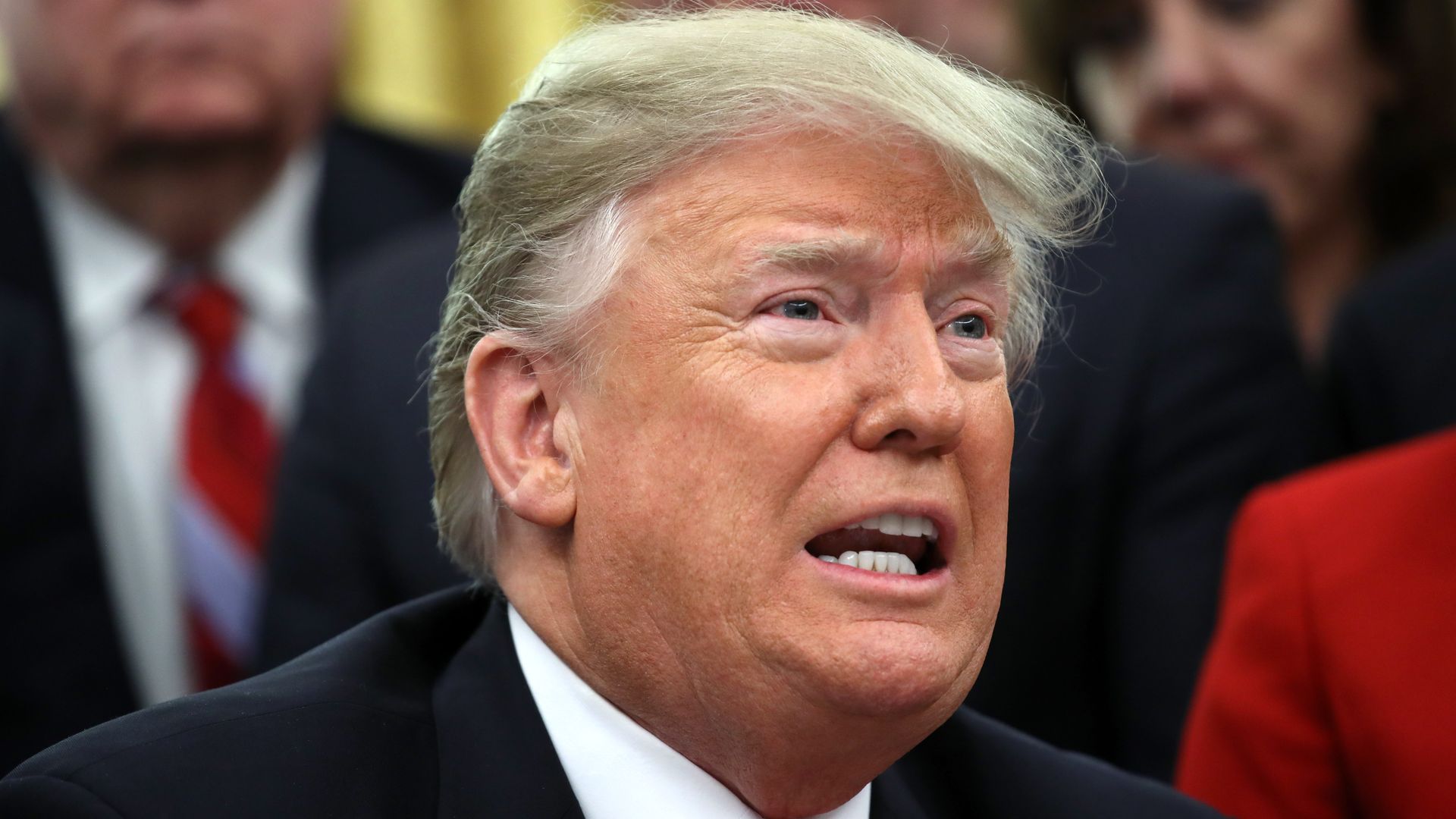 Close up of donald trump