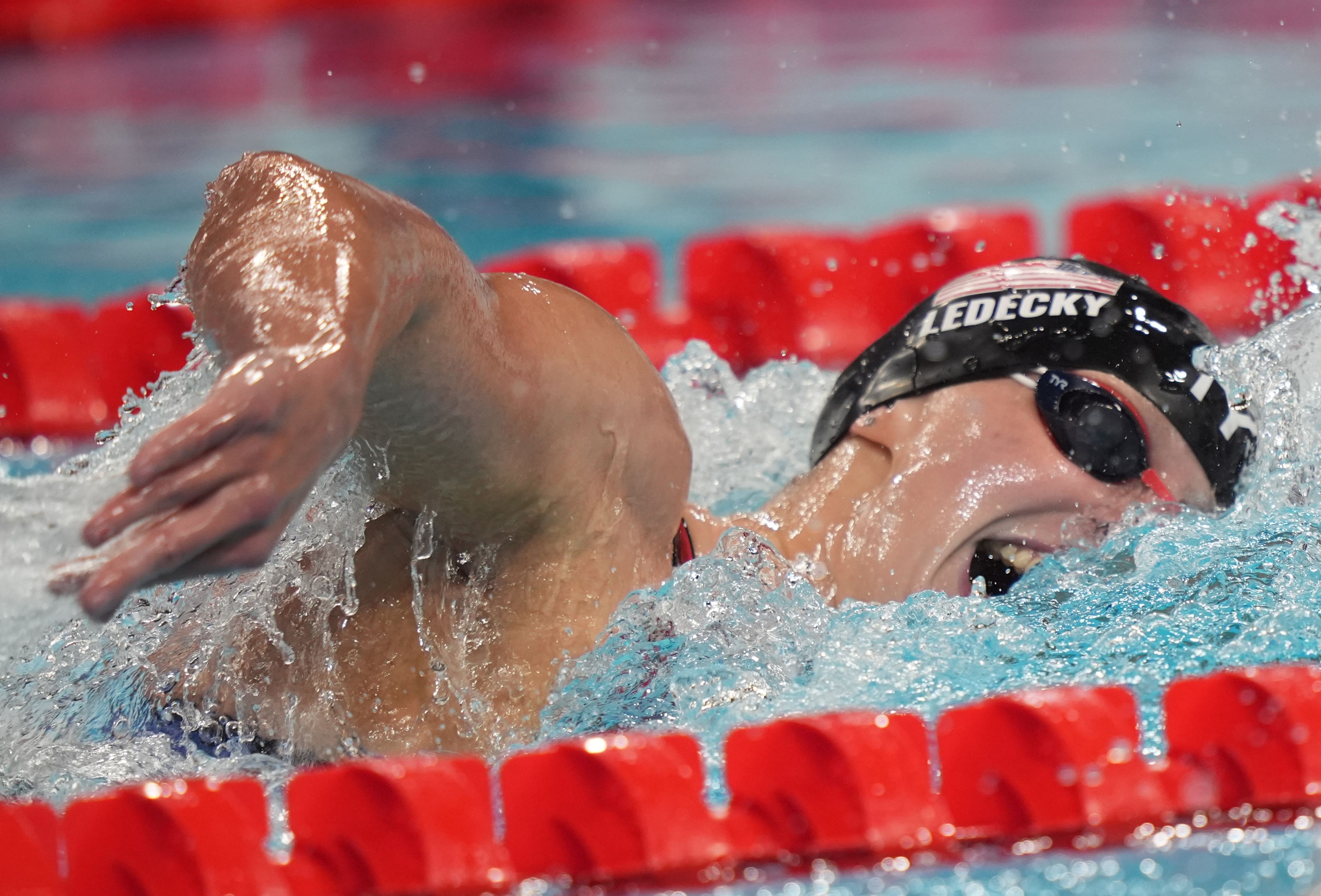 Ledecky swims
