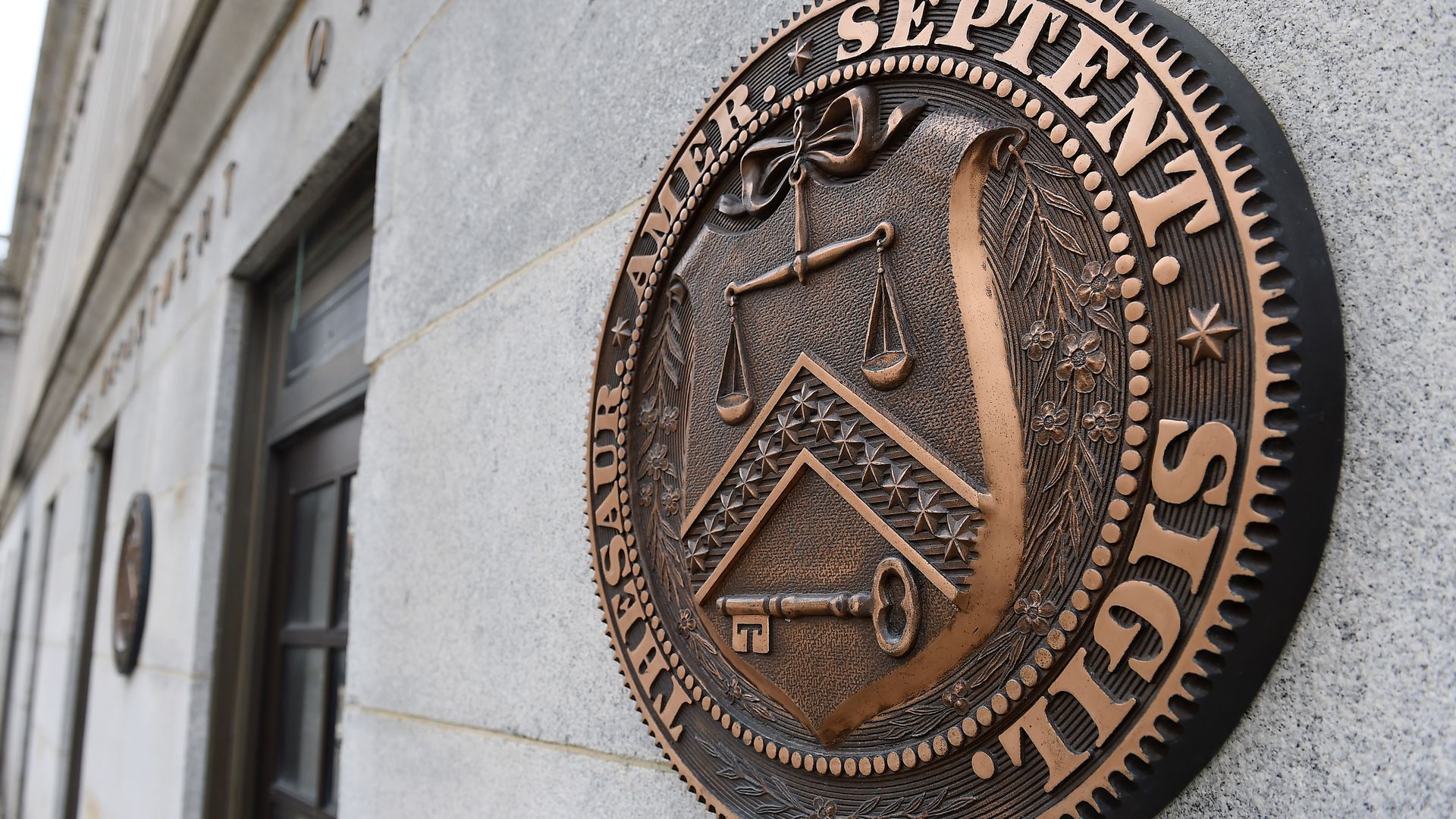 The seal US Department of the Treasury