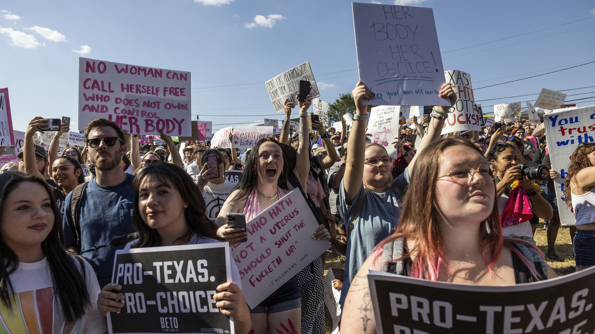 Abortion rights protesters