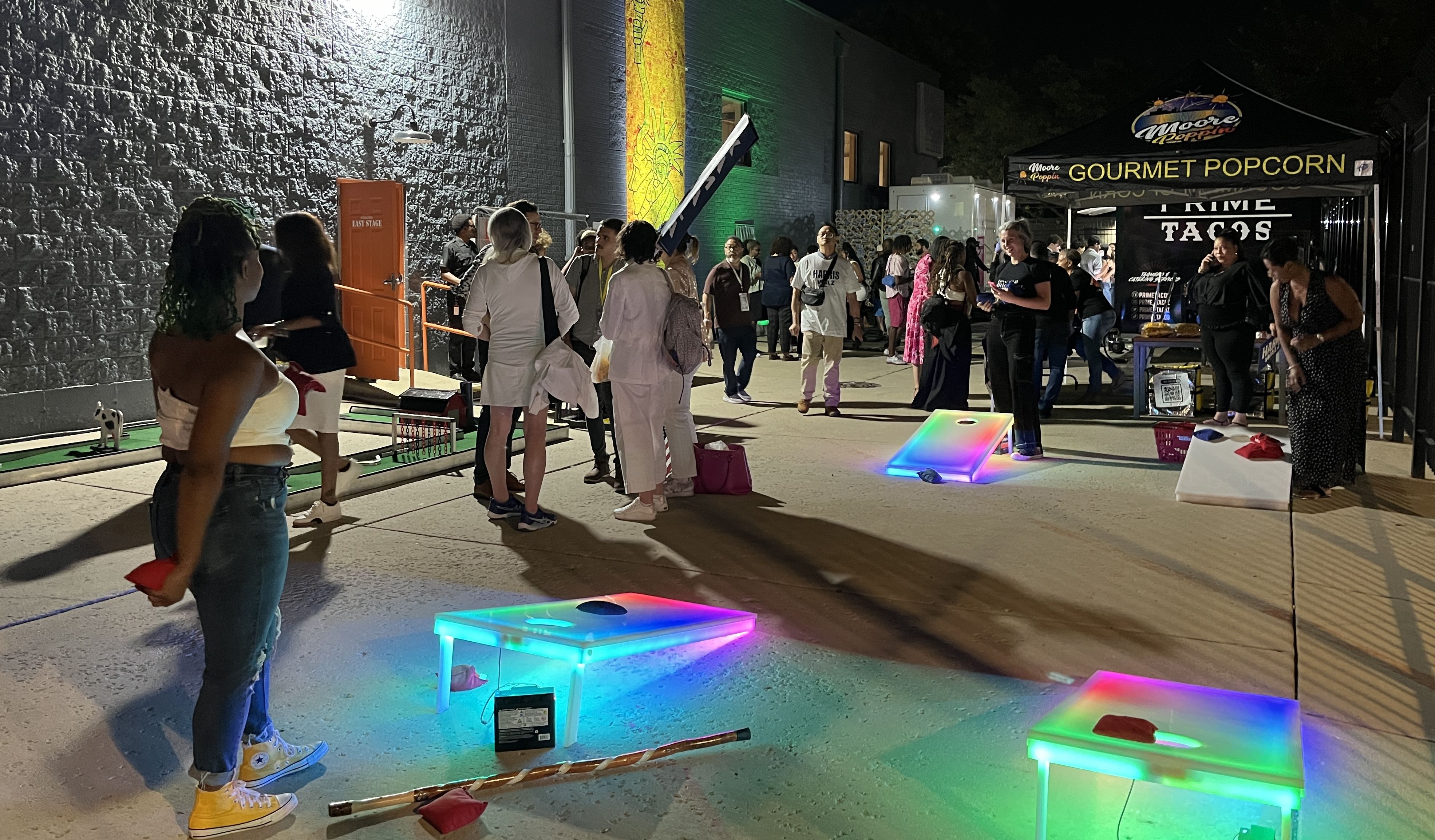 people playing outside