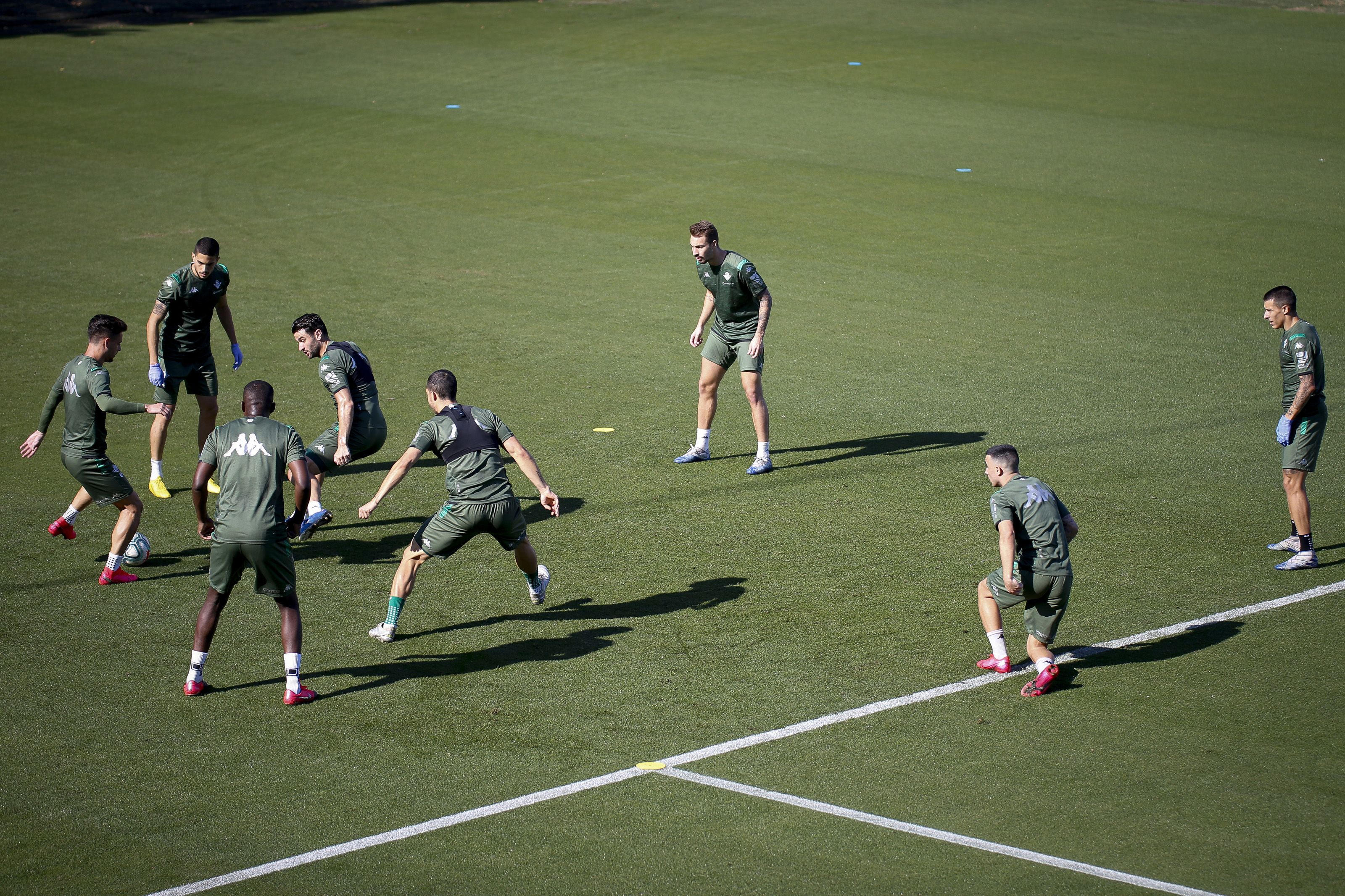 Real Betis players training
