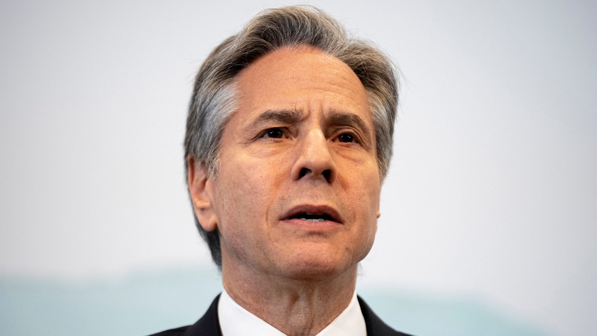 US Secretary of State Antony Blinken speaks during a news conference at the conclusion of a G7 Foreign Ministers' Meeting at the Prince Karuizawa hotel in Karuizawa on April 18.