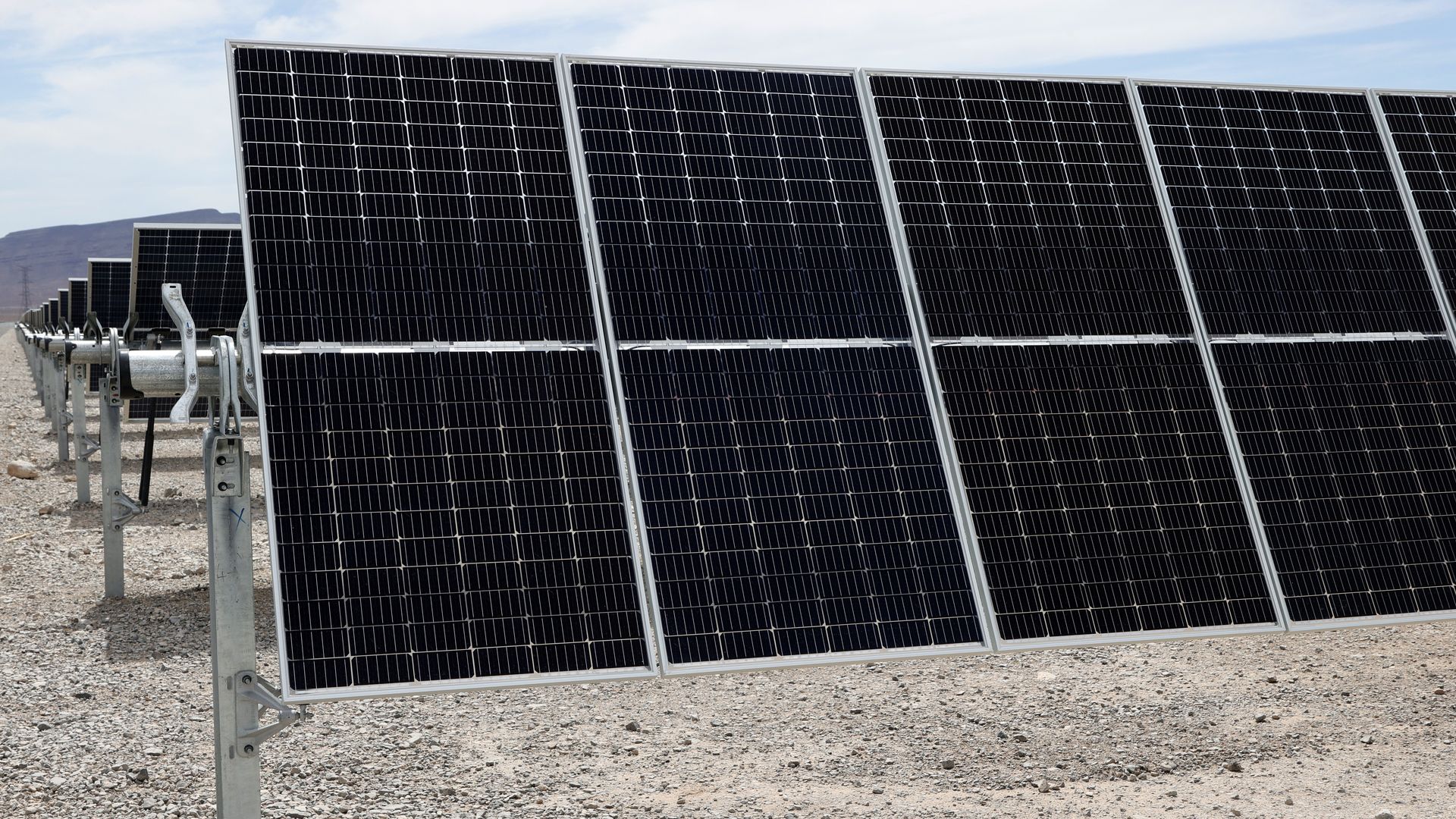 The 100-megawatt MGM Resorts Mega Solar Array