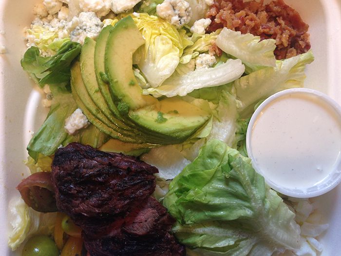 Cobb Salad with Steak Nan and Byrons