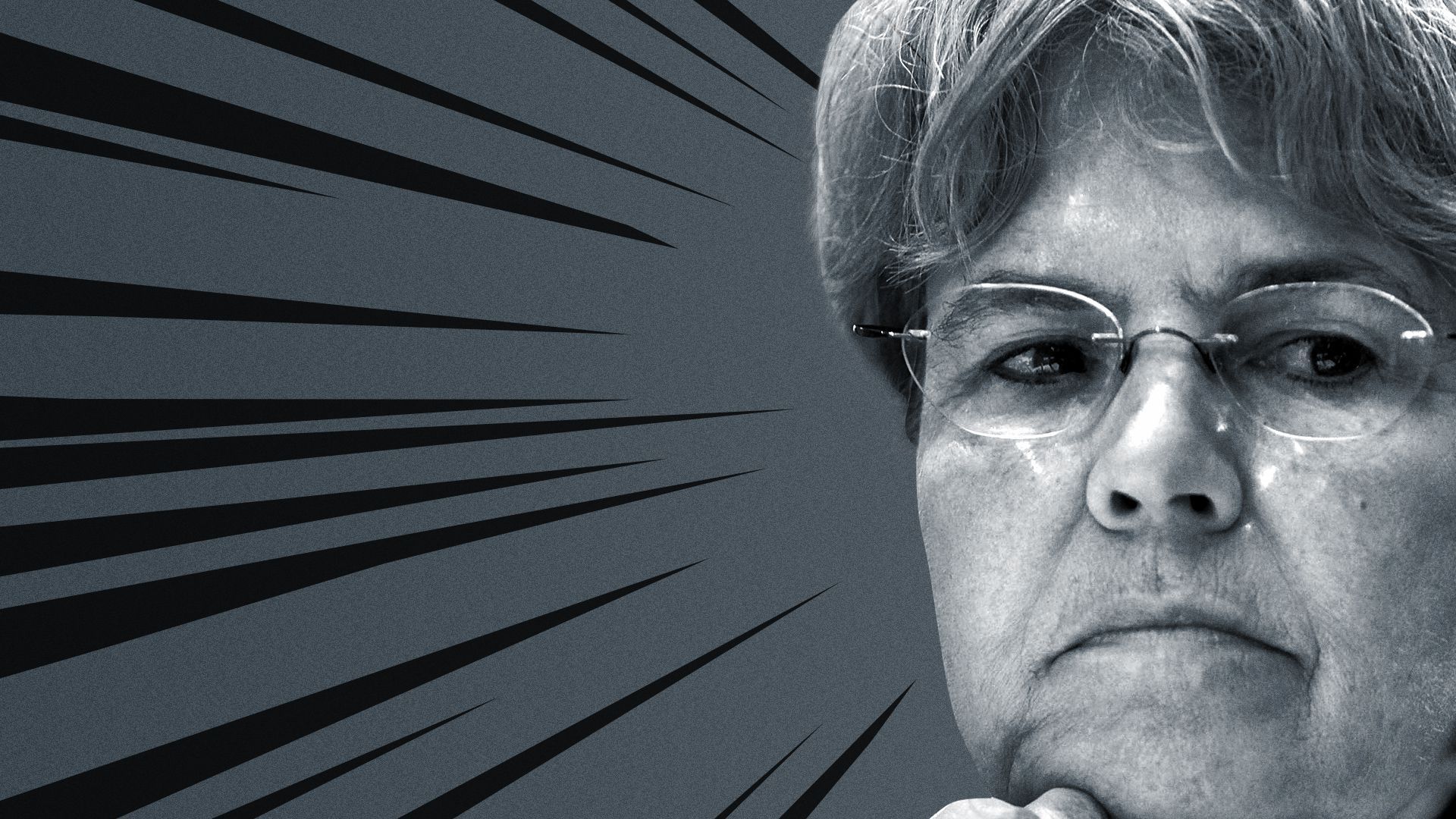 Photo illustration of Jane Lubchenco.