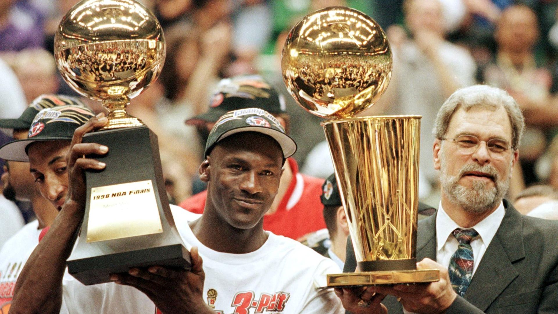 Michael Jordan and Phil Jackson