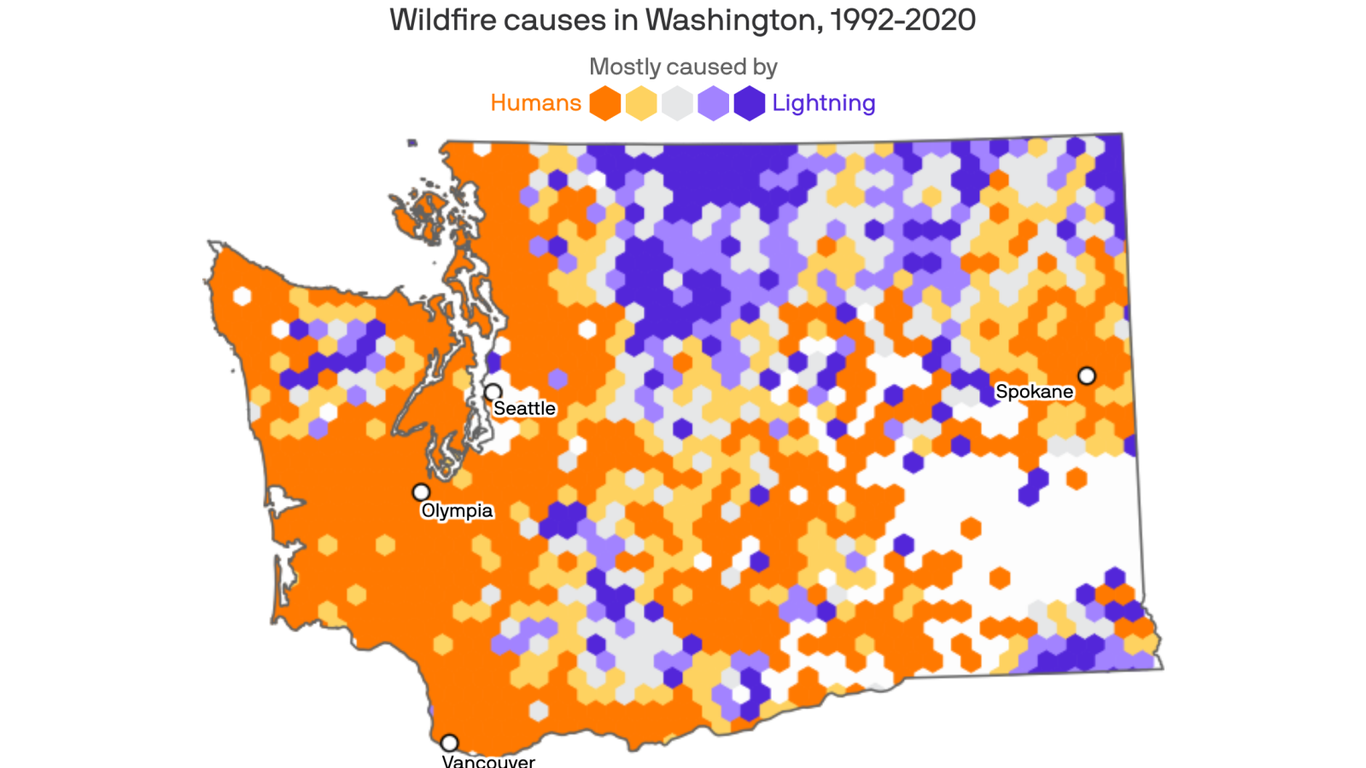 People cause most wildfires in washington state axios seattle
