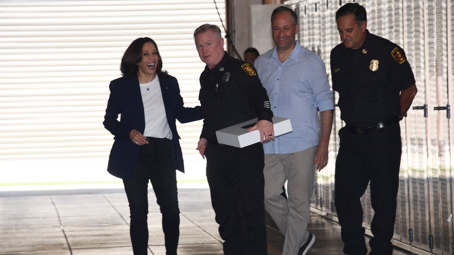 Harris at Brentwood fire station