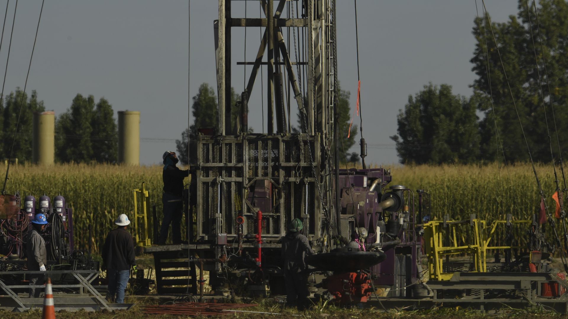 An oil and gas operation