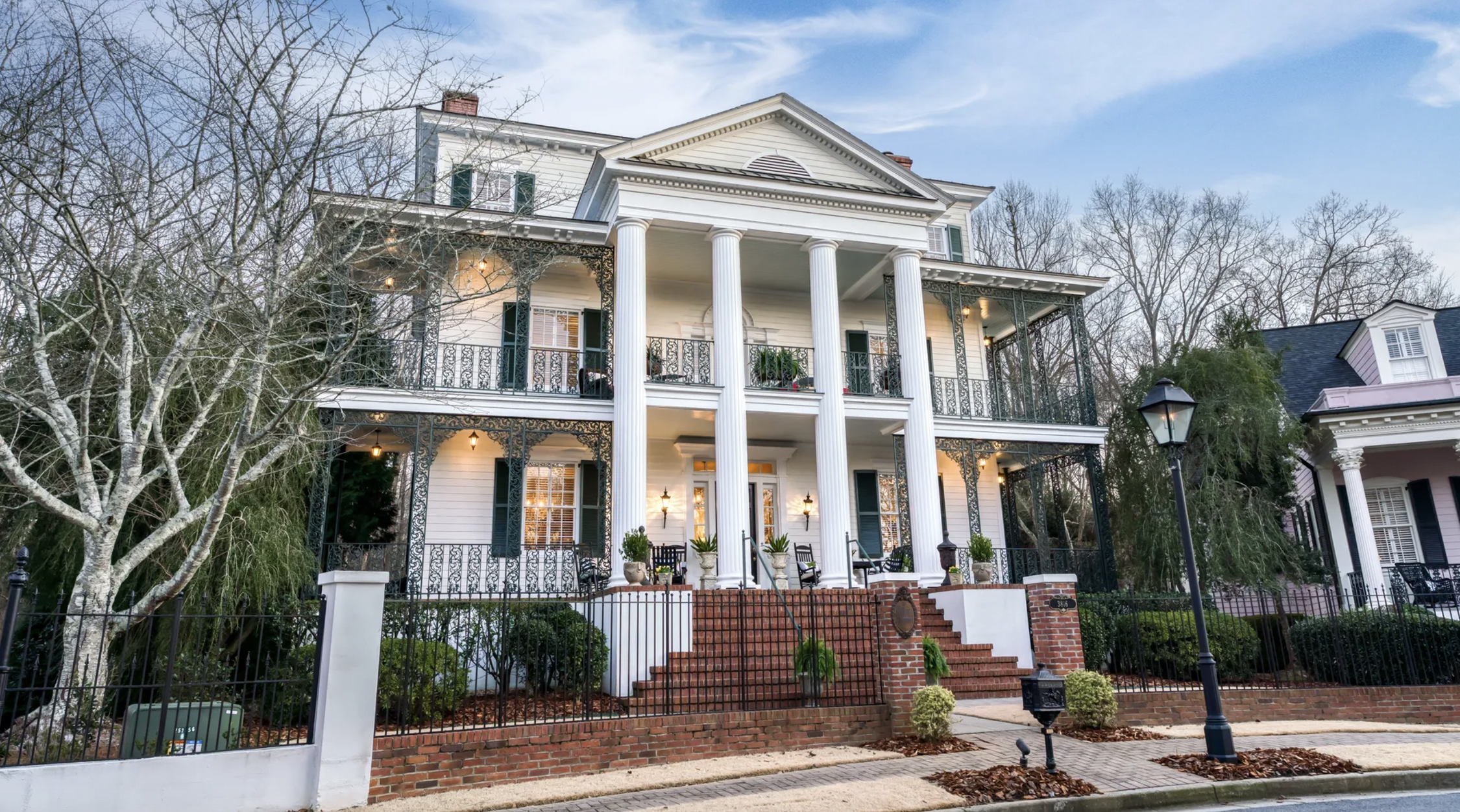 Look familiar? This Georgia home is modeled after the "Haunted Mansion" house.  Photo: Impact Photo/Courtesy of Gail Laney of RE/MAX Around Atlanta