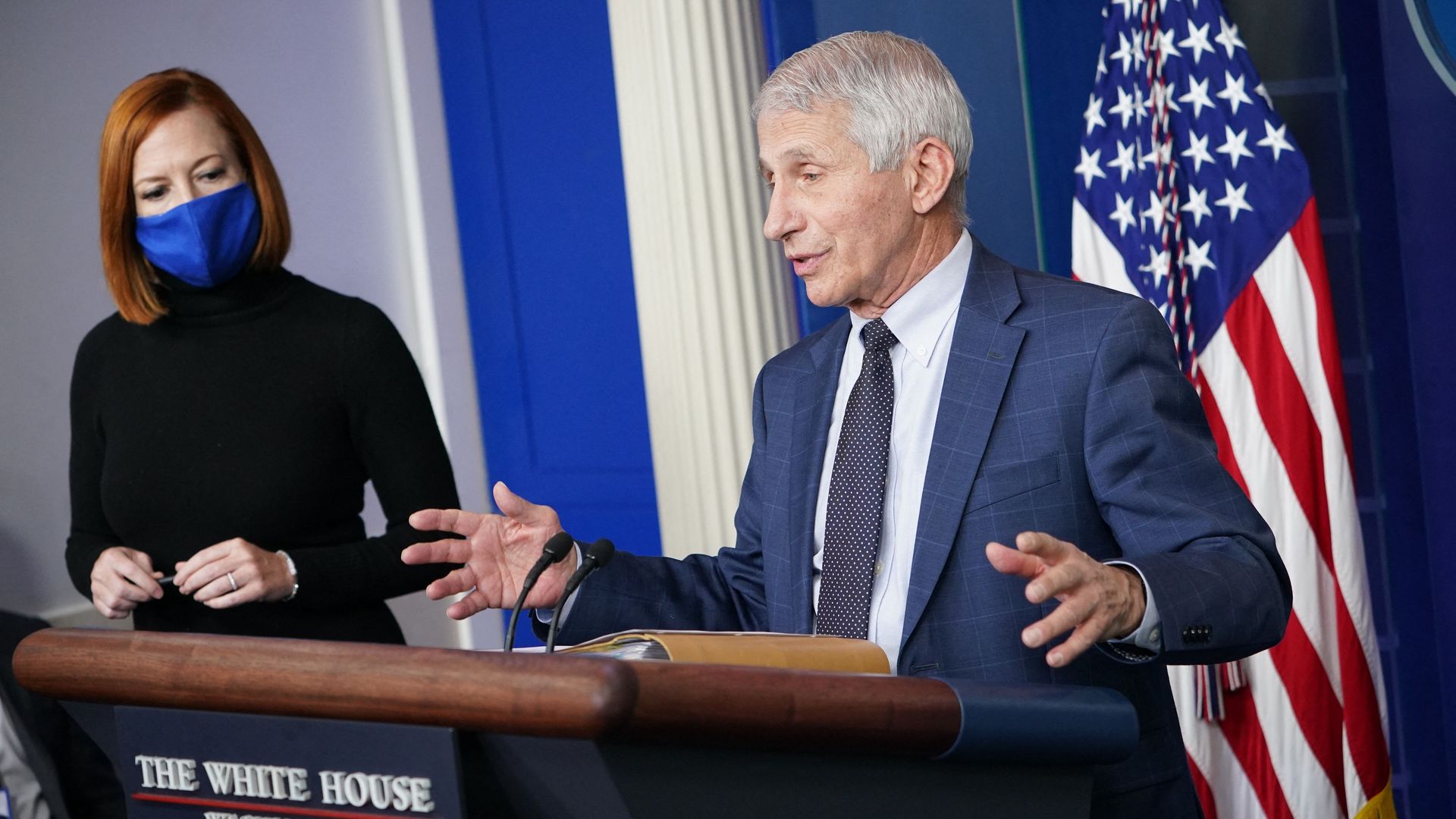 Dr. Anthony Fauci speaks during the daily briefing at the White House on Dec. 1. Photo: Mandel Ngan/AFP via Getty Images