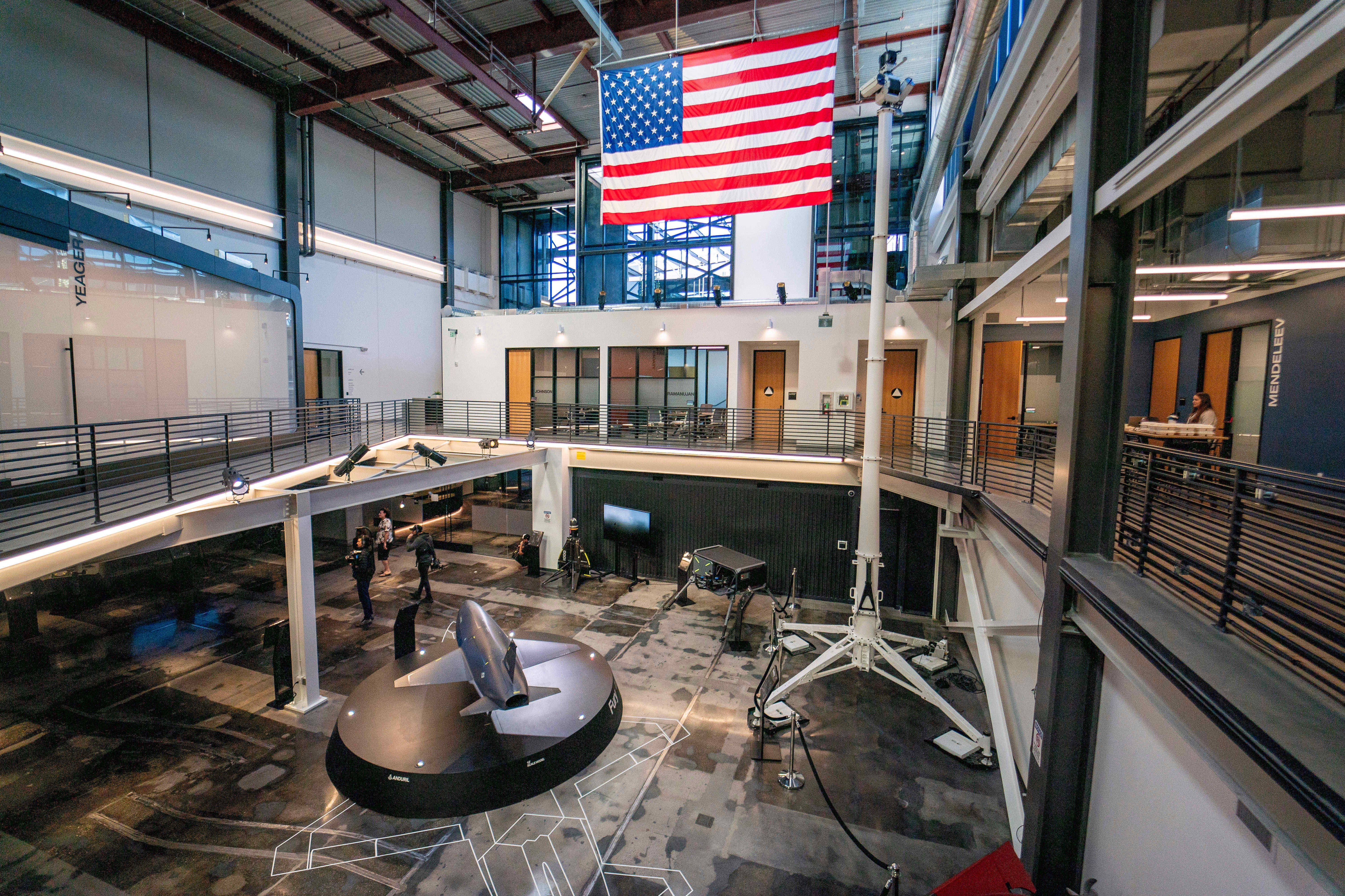 Anduril Industries headquarters in Costa Mesa, California. 