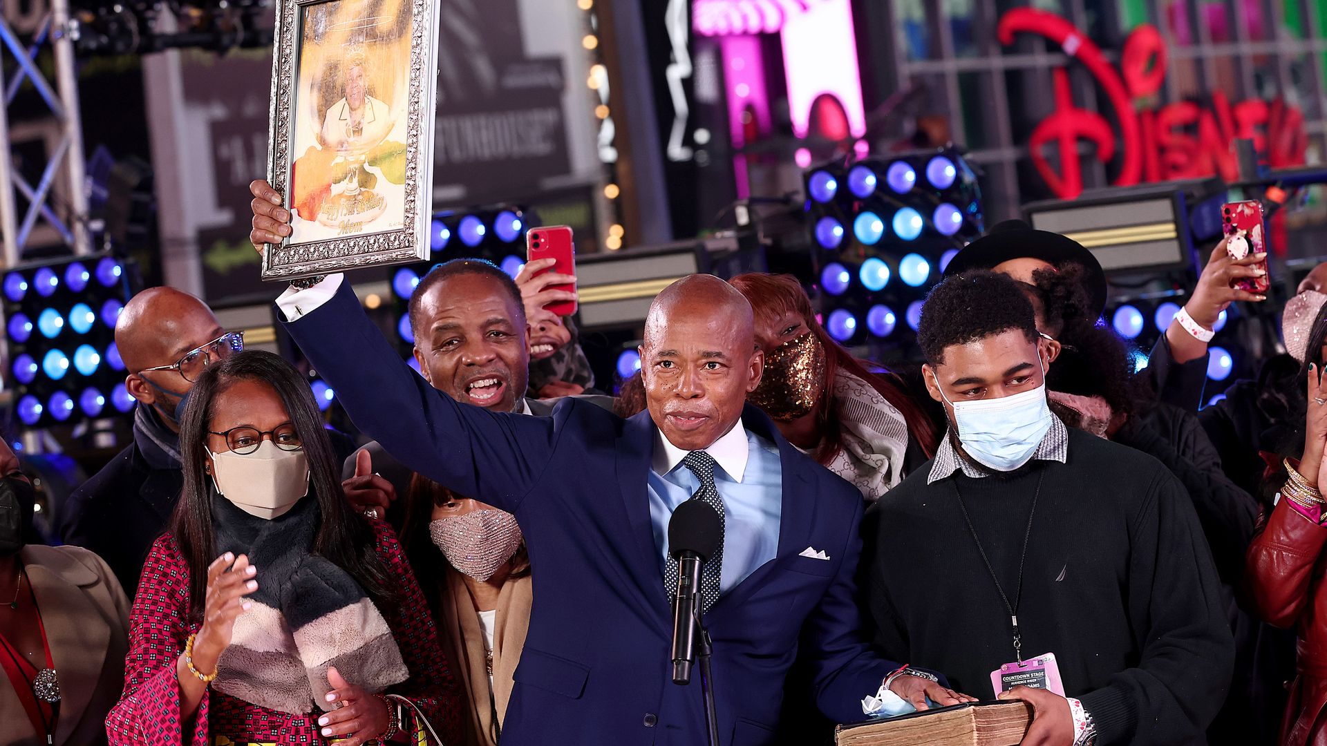 NYC Mayor Eric Adams is sworn in on Jan. 1