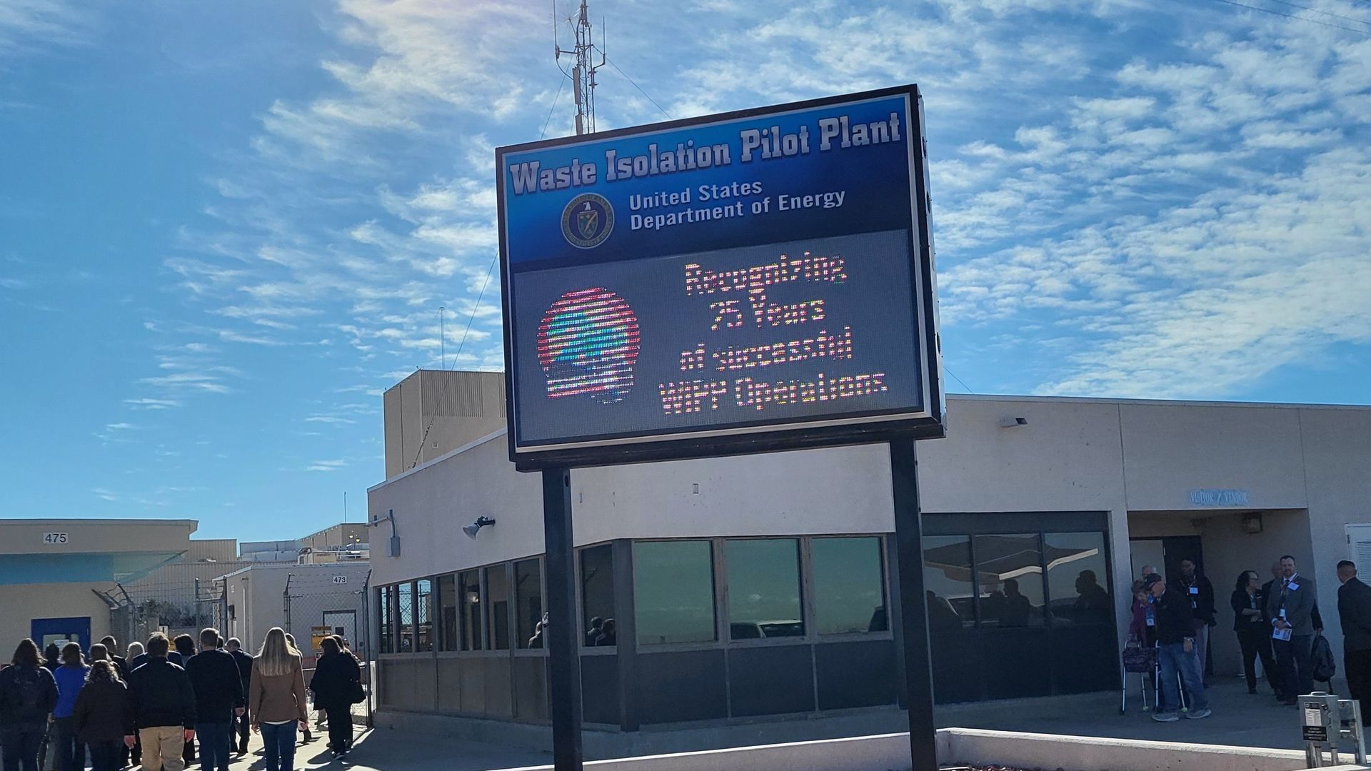 Entrance to Waste Isolation Pilot Plant