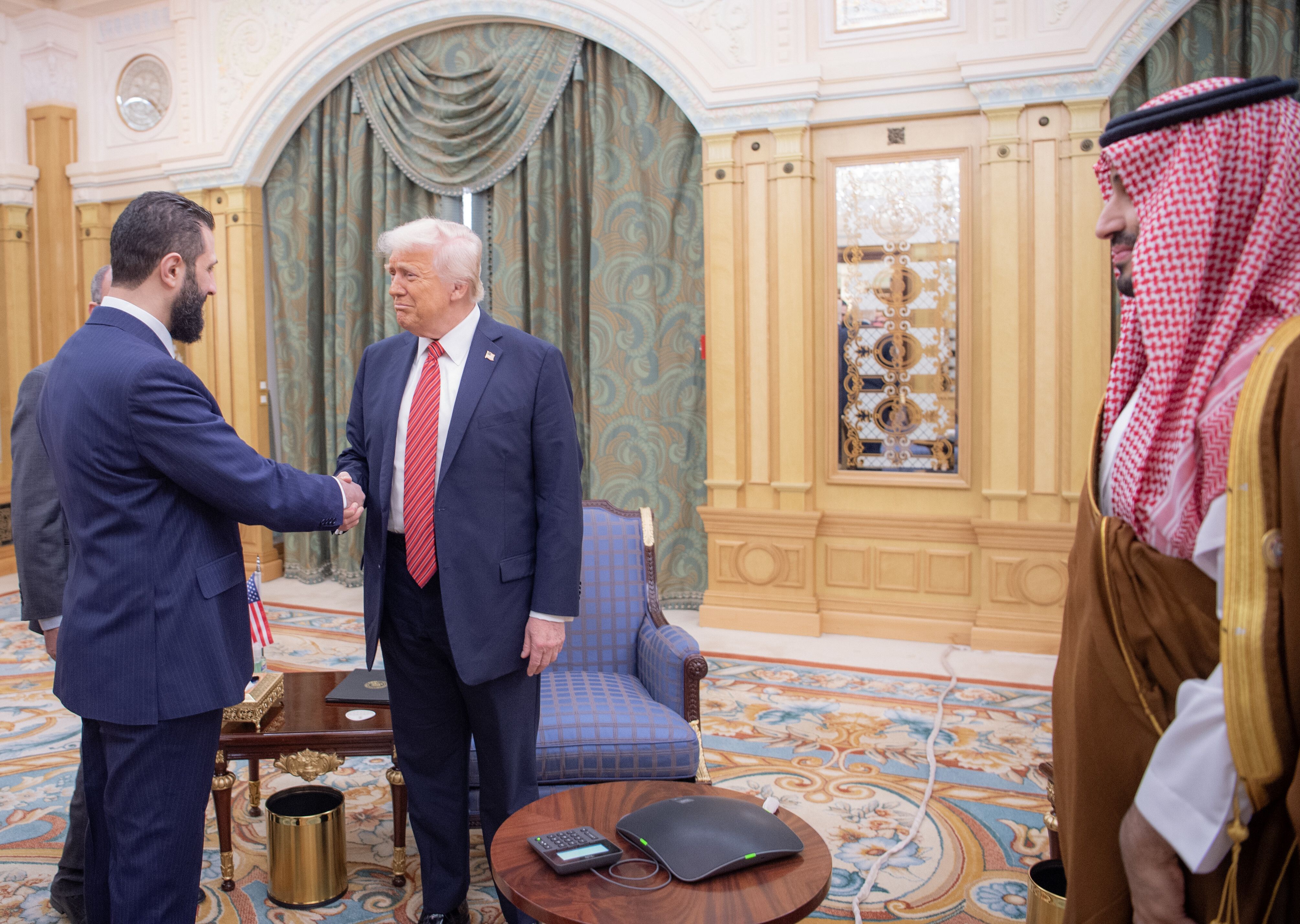 Trump and Syrian president