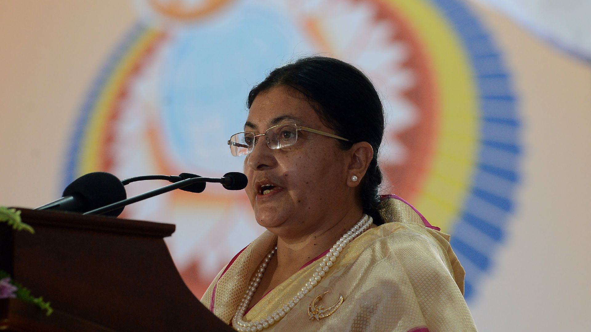 Picture of Nepal President Bidya Devi Bhandari