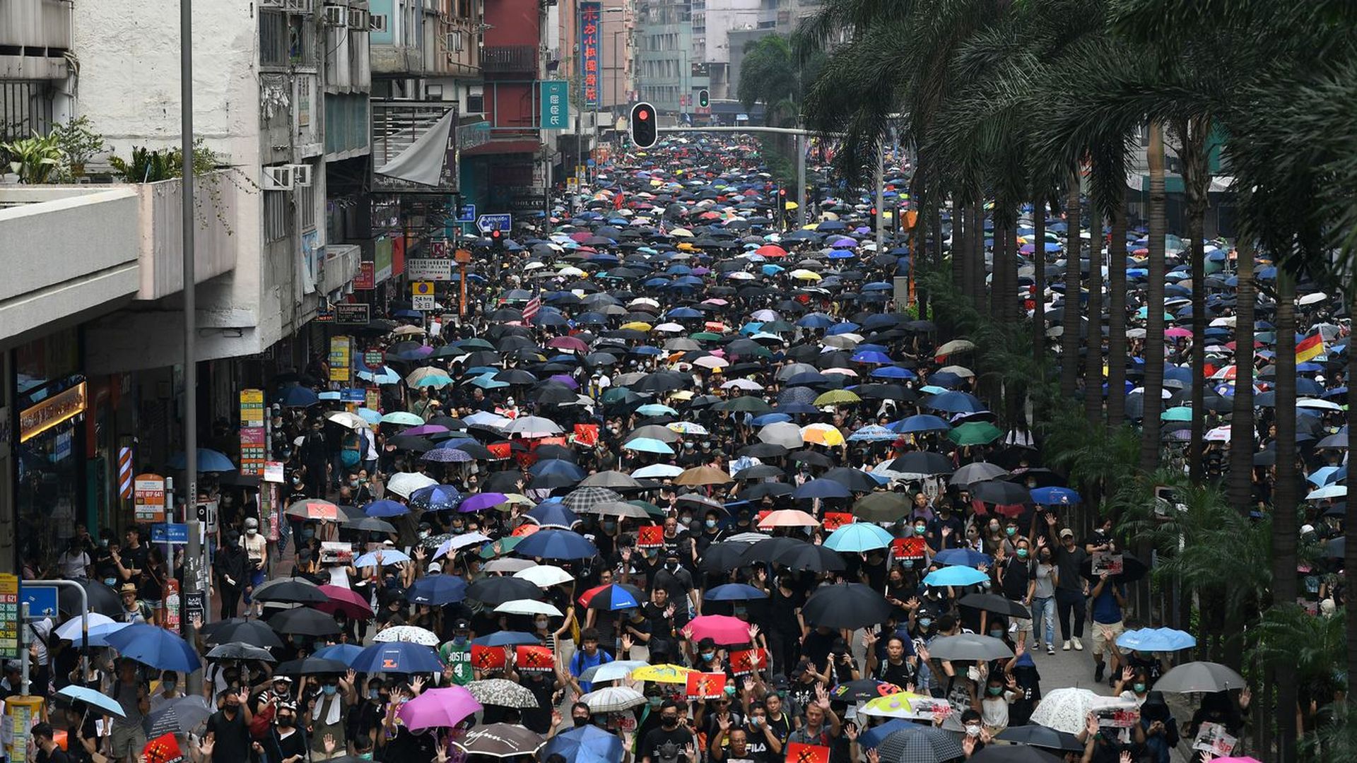 Hong Kong protests.