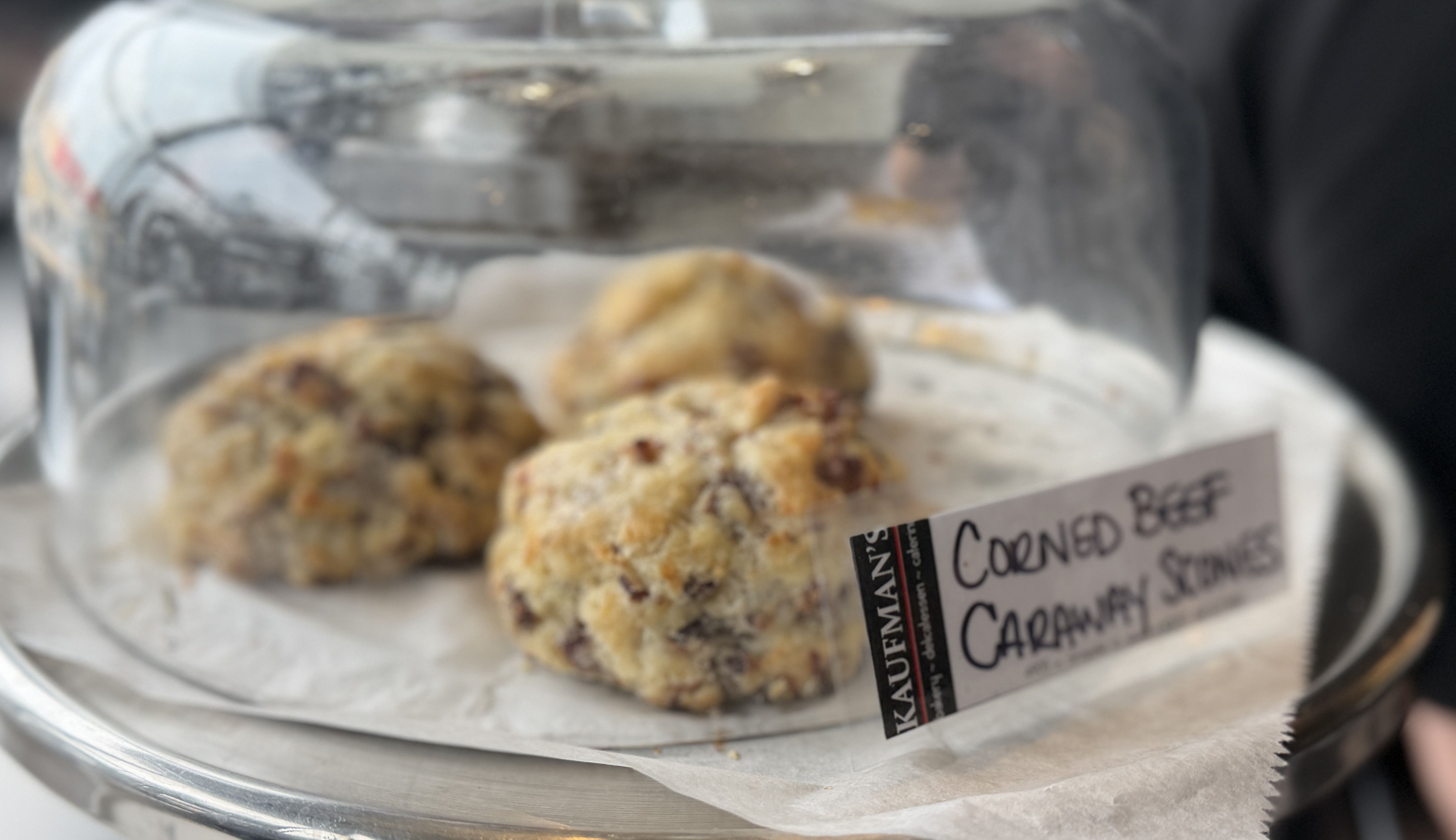 scones under glass 