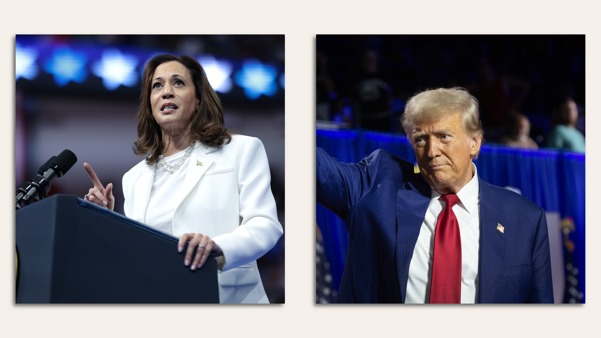 Harris gains edge on Trump in polls following DNC