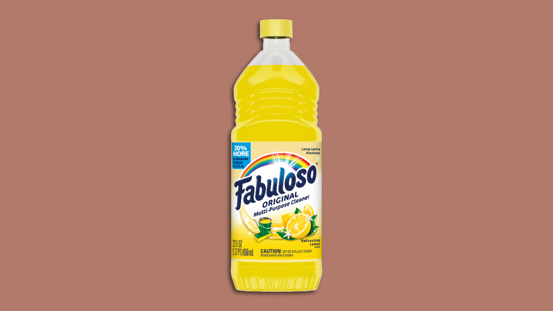 Bottle of Fabuloso cleaner