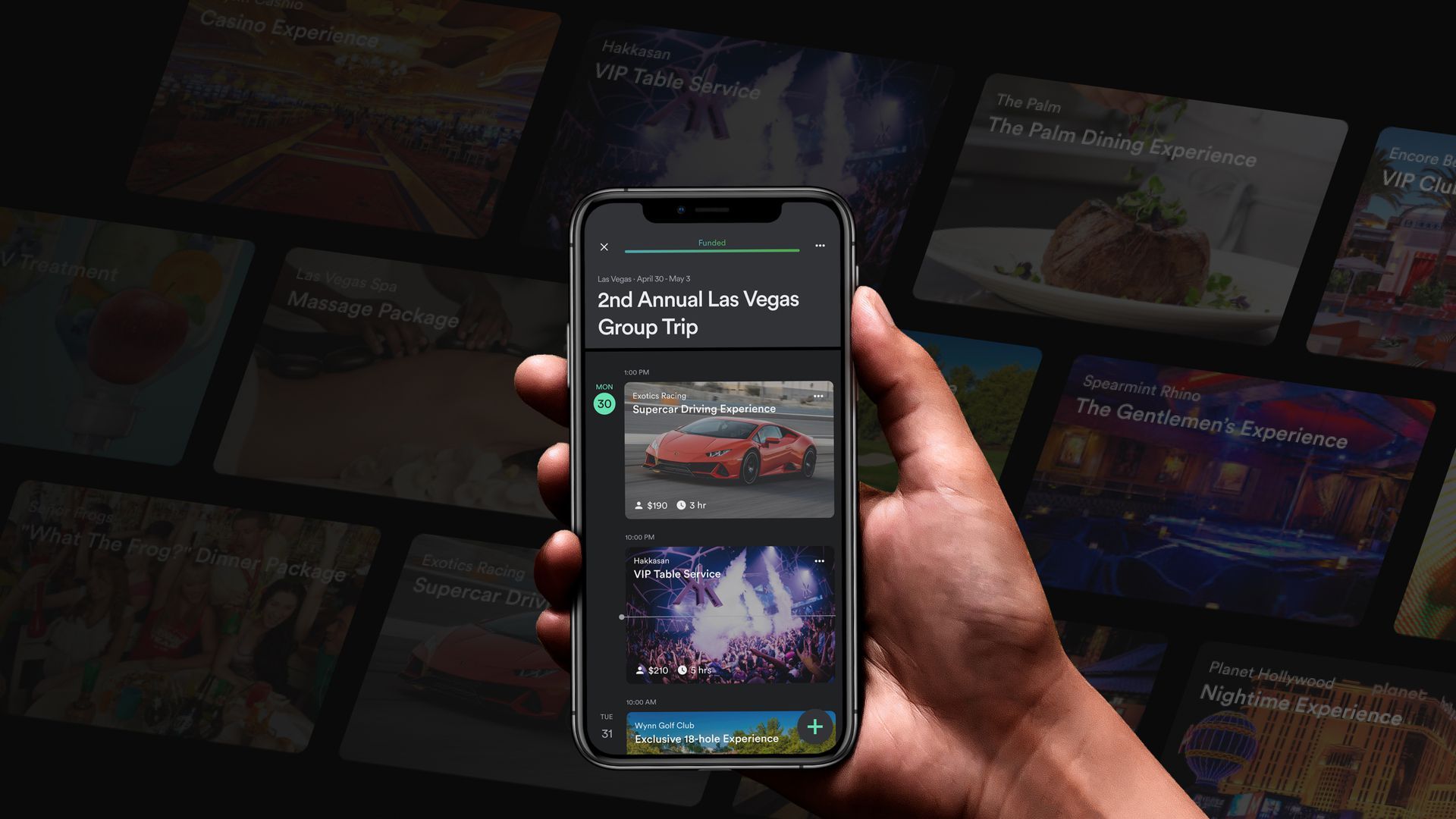 The Takeoff app displayed on an iPhone