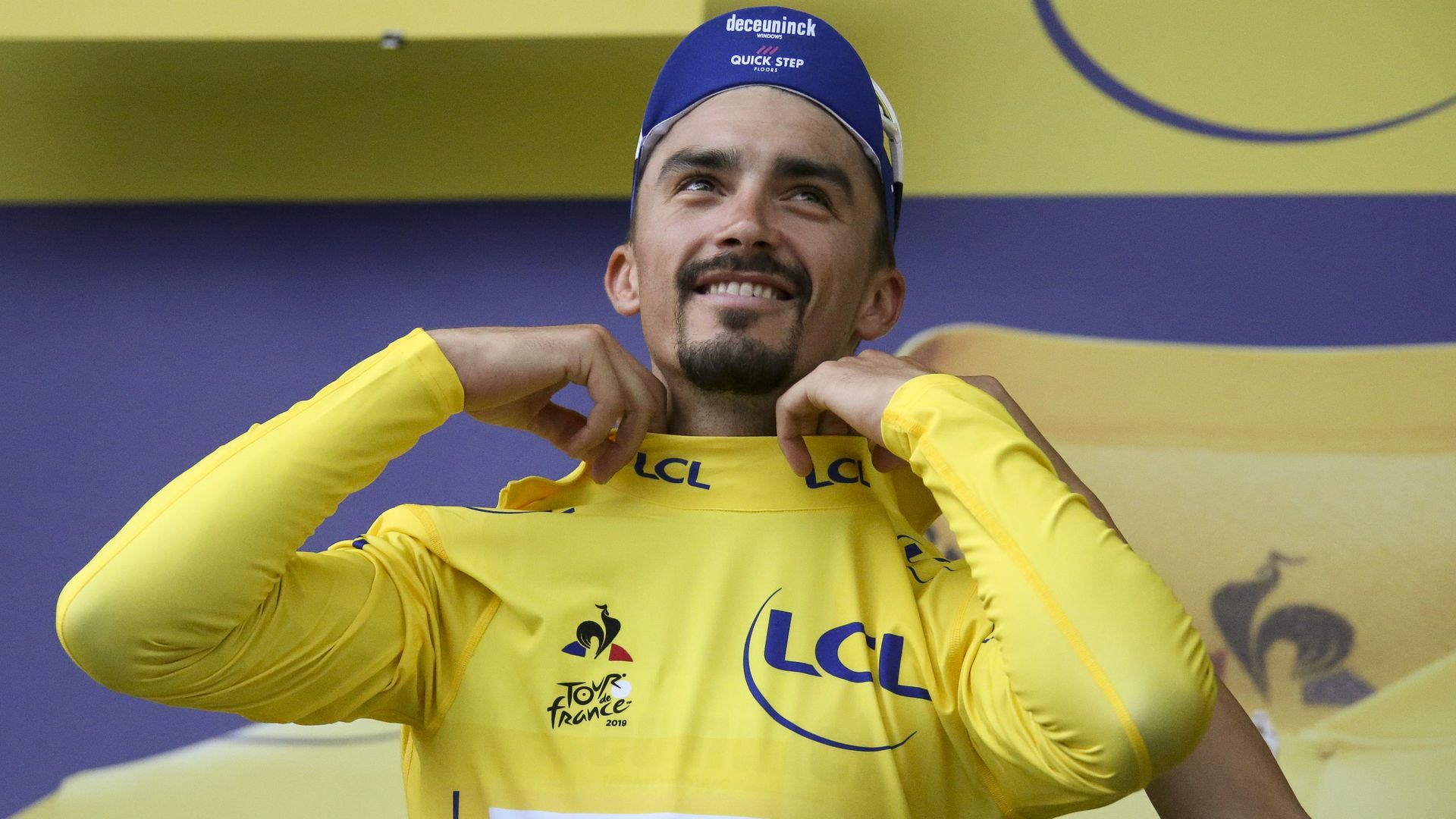 Julian Alaphilippe after Stage 18