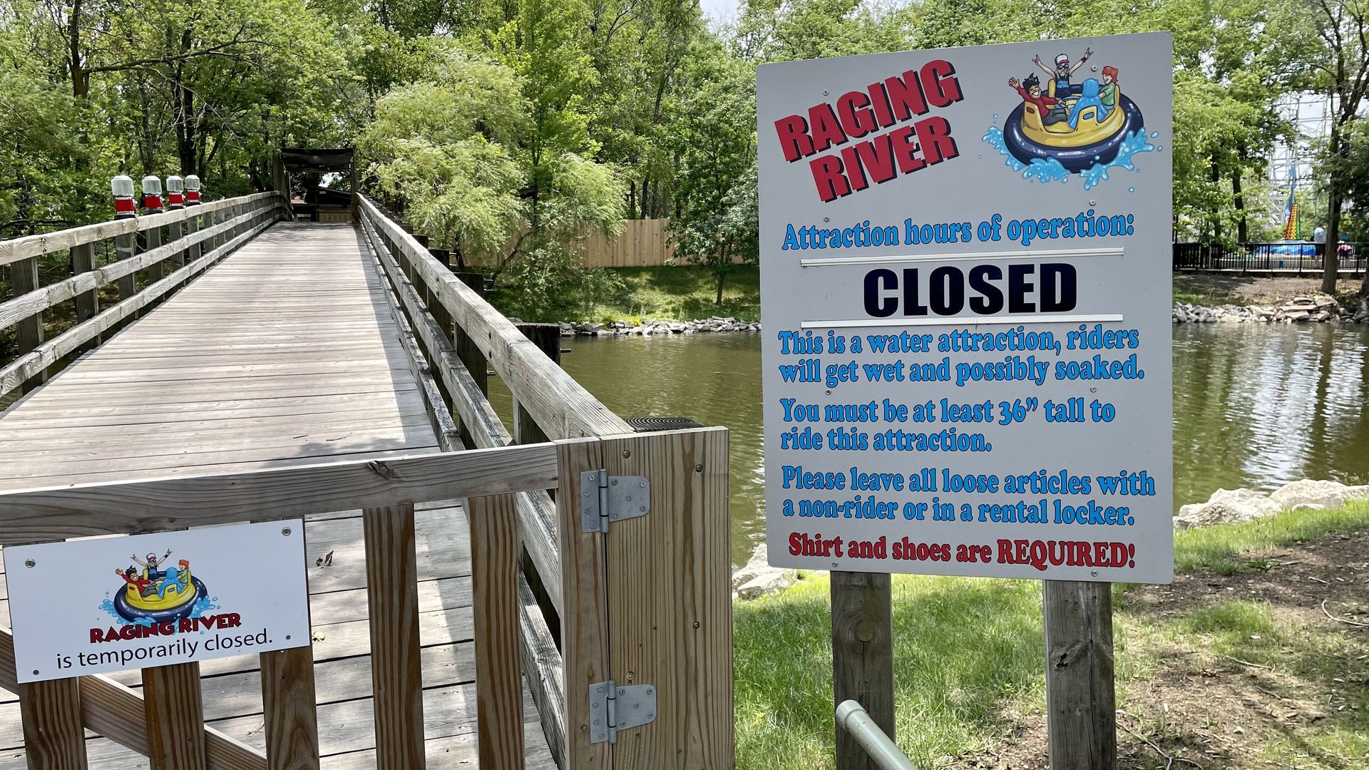 A photo of the Raging River.