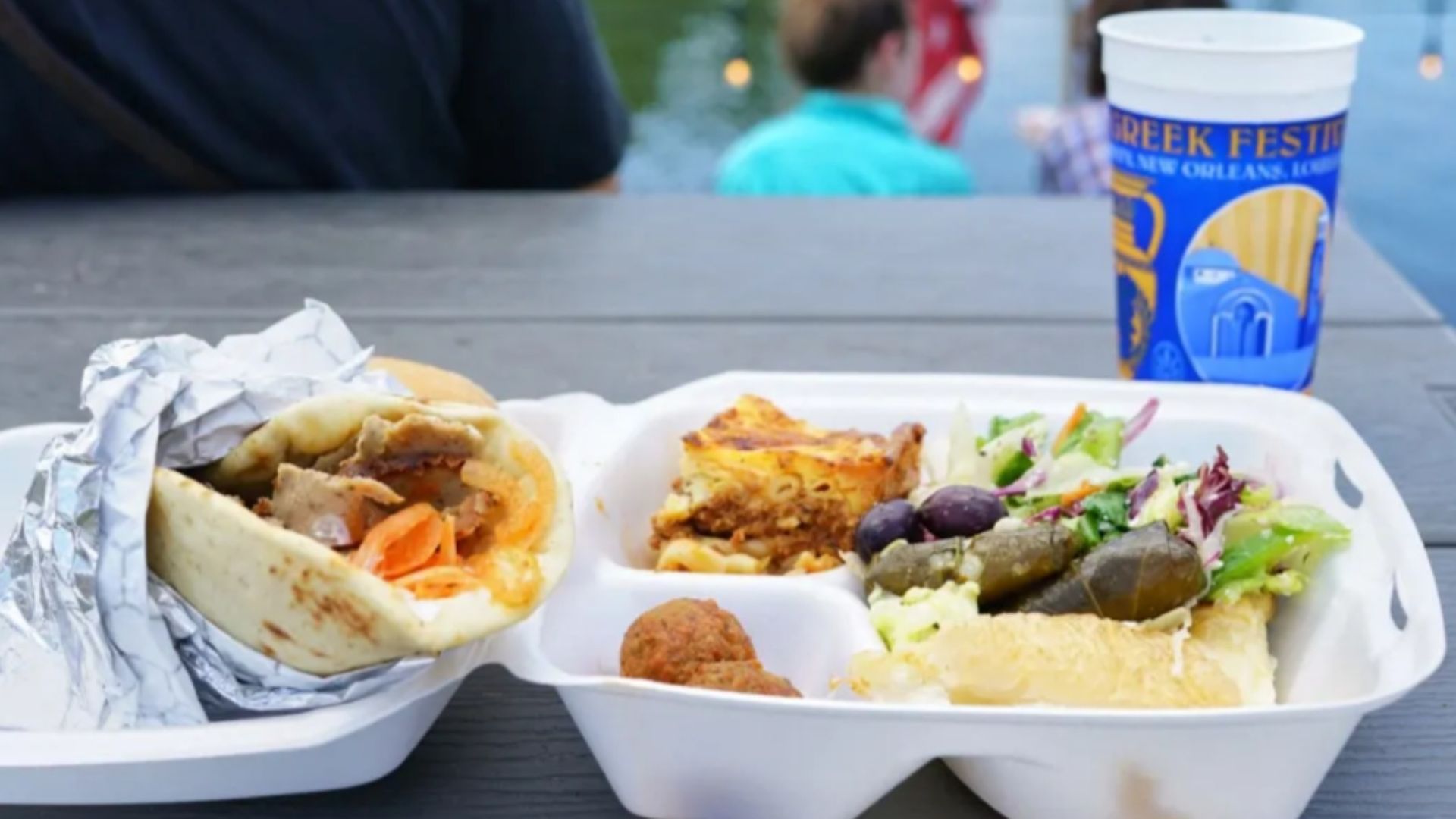 image shows a plate of food