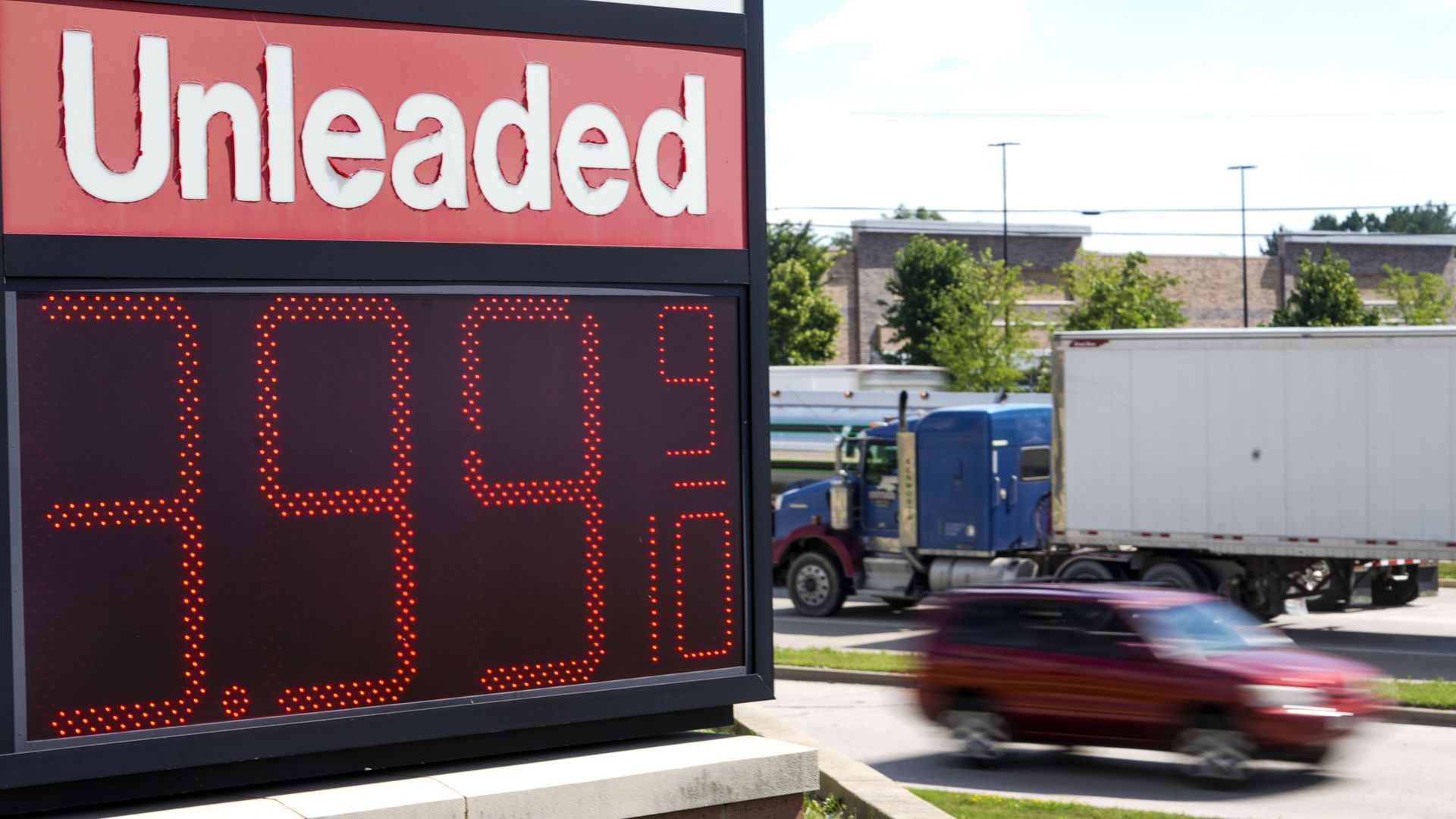 Woodman's in Menomonie Falls, Wis., was ahead of the national curve, with gas just under $4 on July 20.