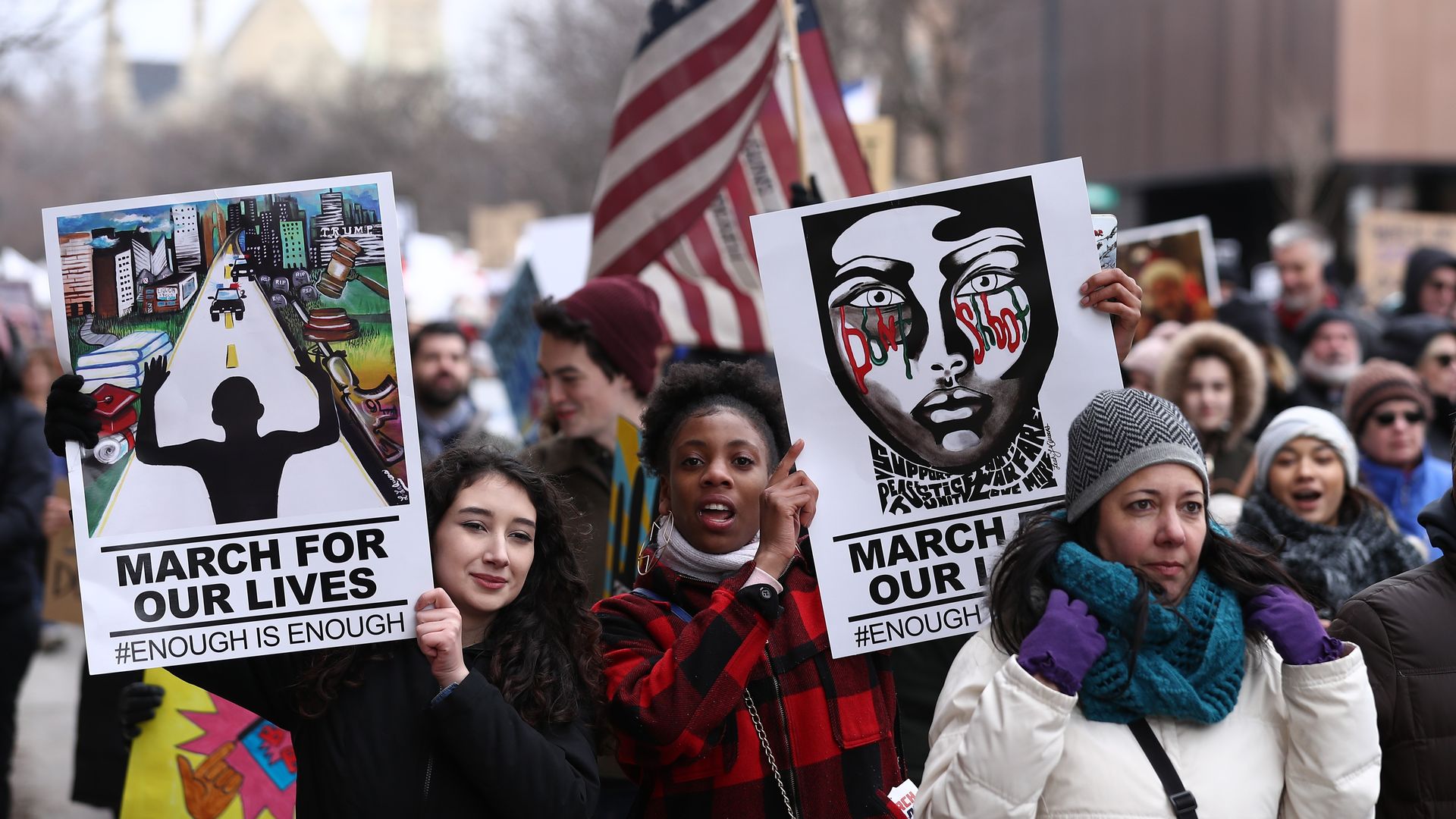 A march for our lives protest