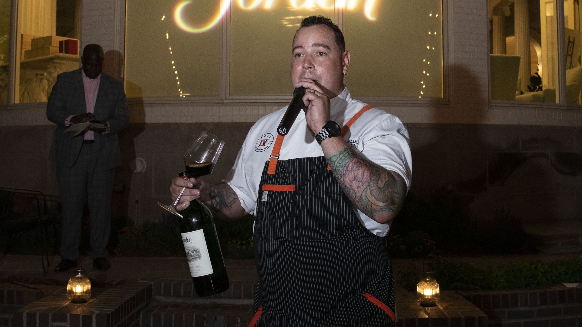 Chef Brother Luck at a 2022 event. Photo: Tom Cooper/Getty Images for Jordan Vineyard & Winery