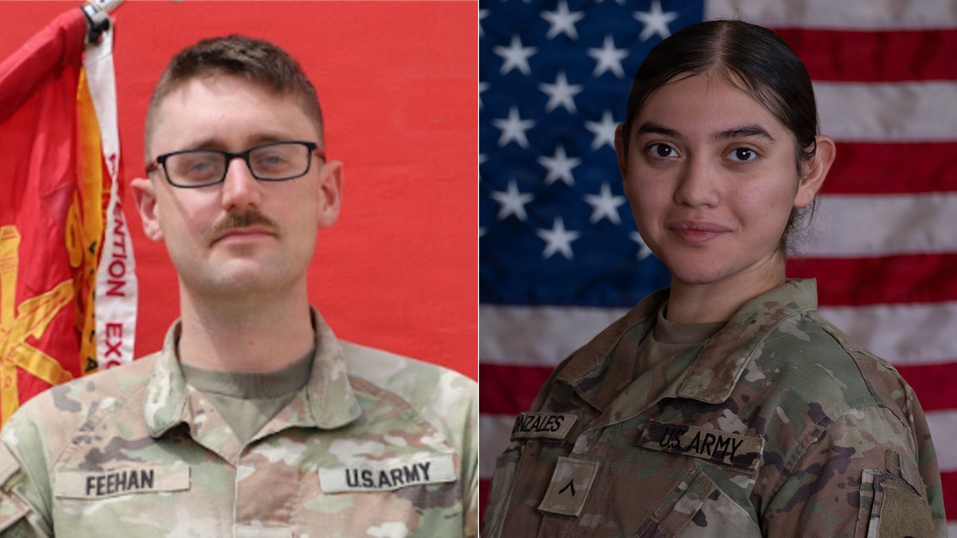 Tyler James Feehan, 25, of Ewa Beach, Hawaii, and Isabella Gonzales, 19, of Carrollton, Texas, were killed in Jordan on Friday.