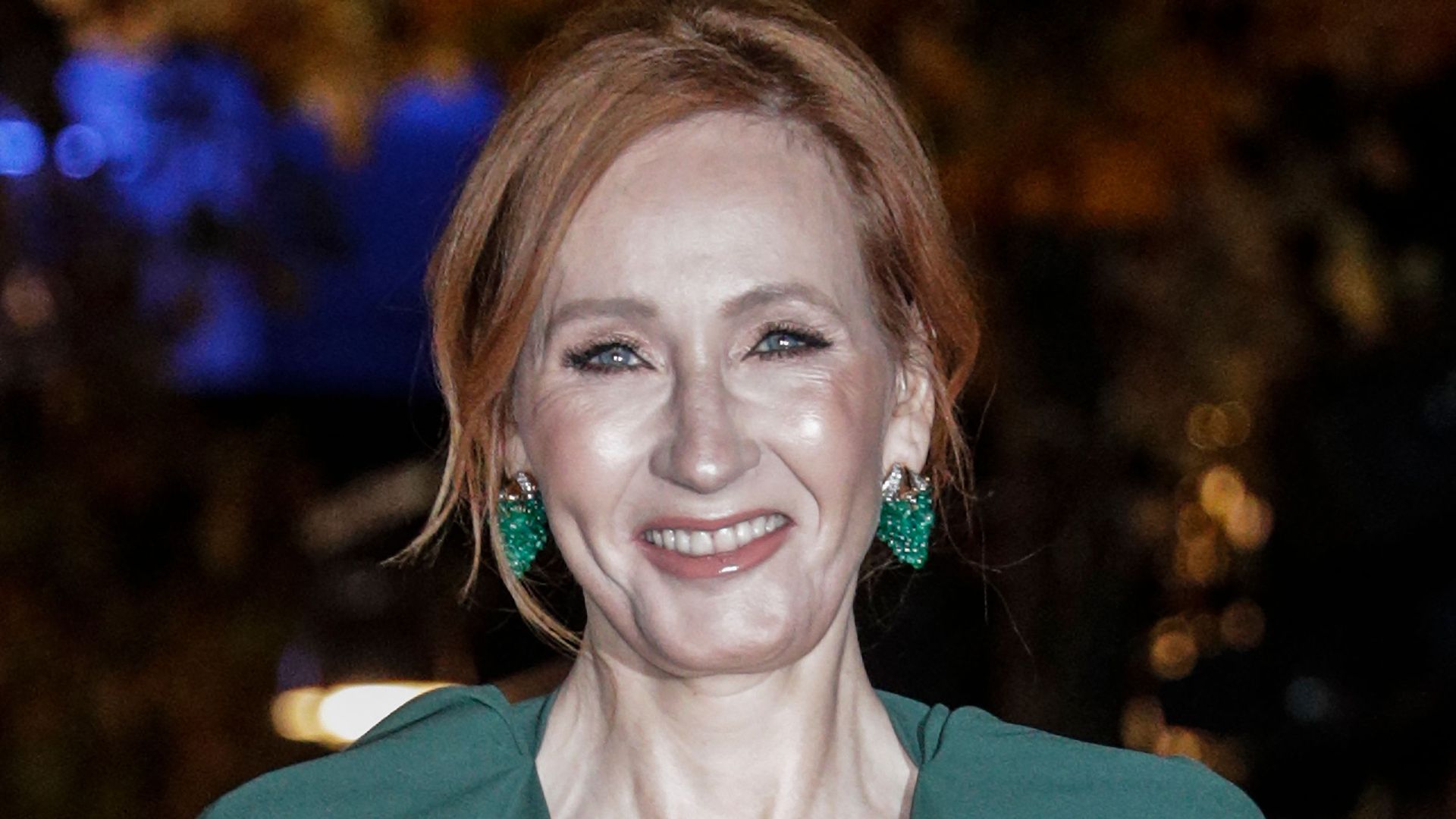 British screenplay writer J. K. Rowling poses for a photograph.