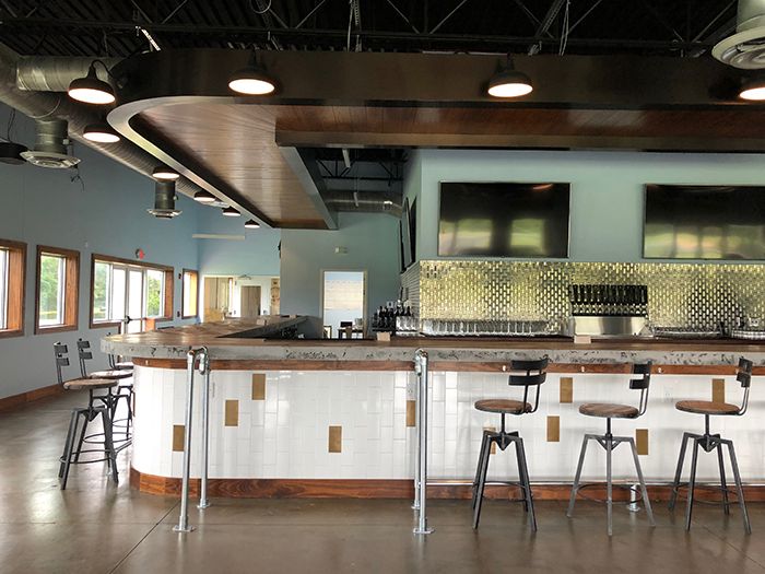 Middle James Brewing bar and design