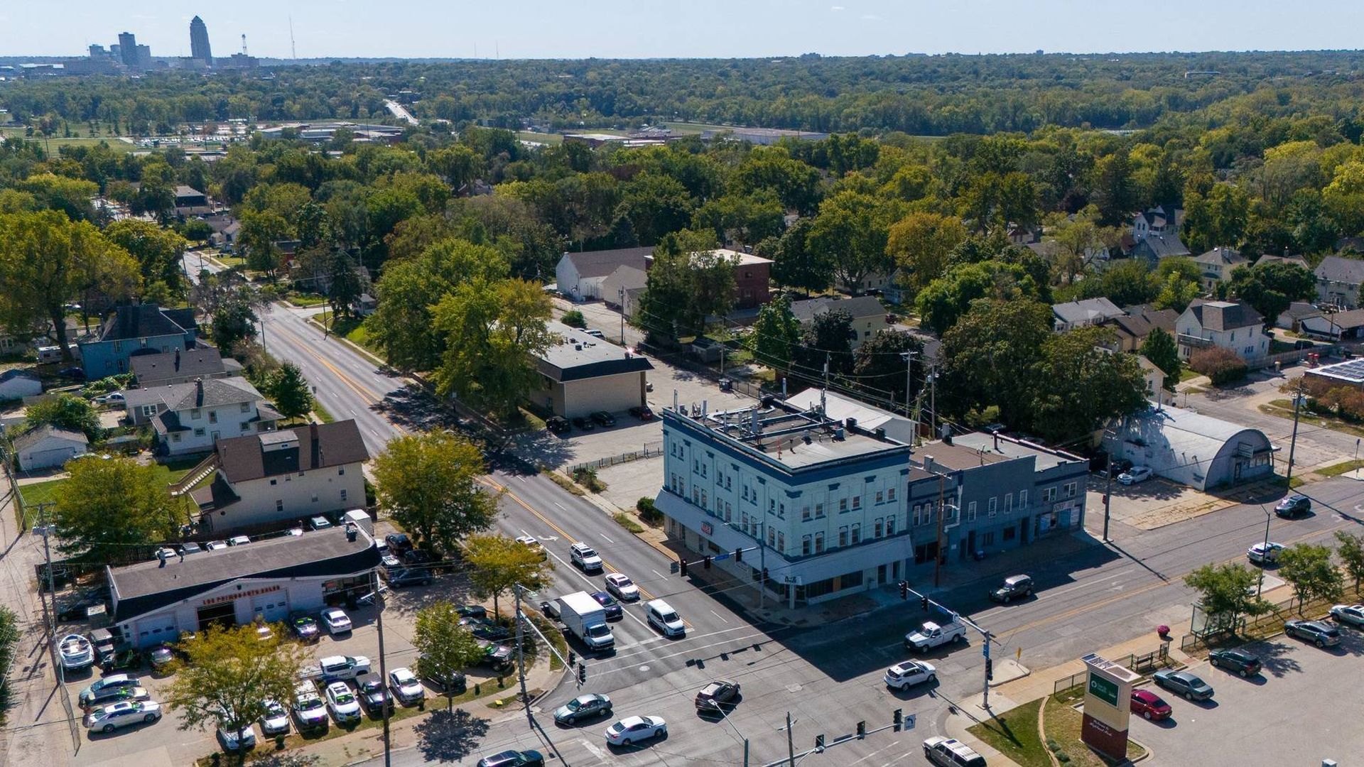 A photo of the Odd Fellows building.