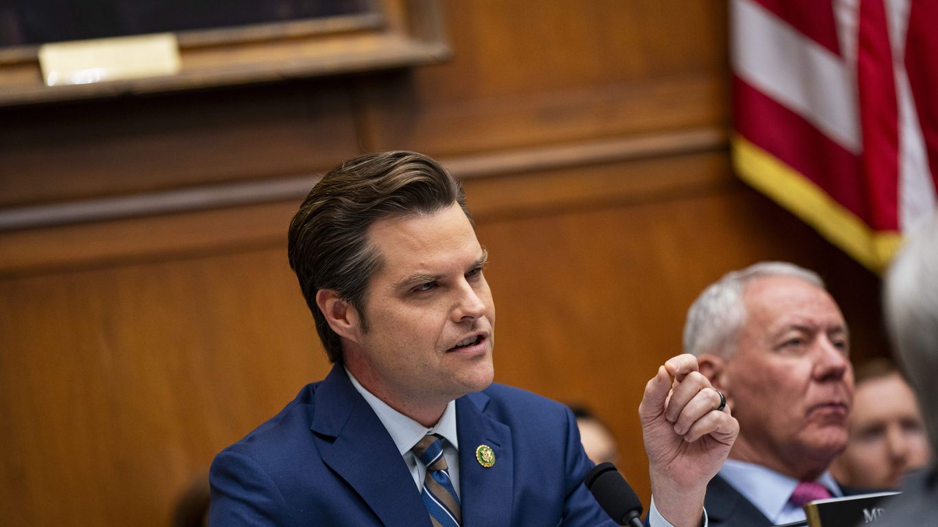 Matt Gaetz Wants To Censure And Probe Judge In Trump Case