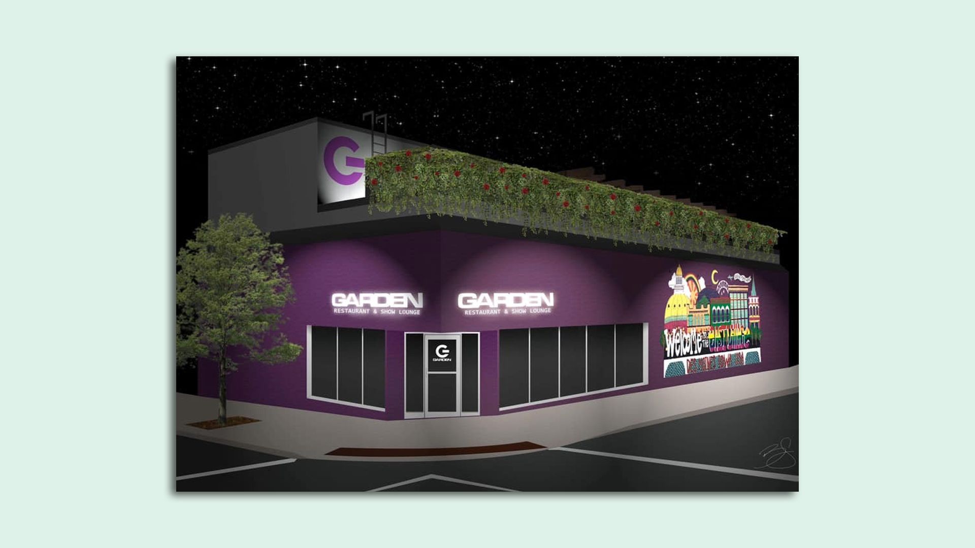 A rendering of The Garden.